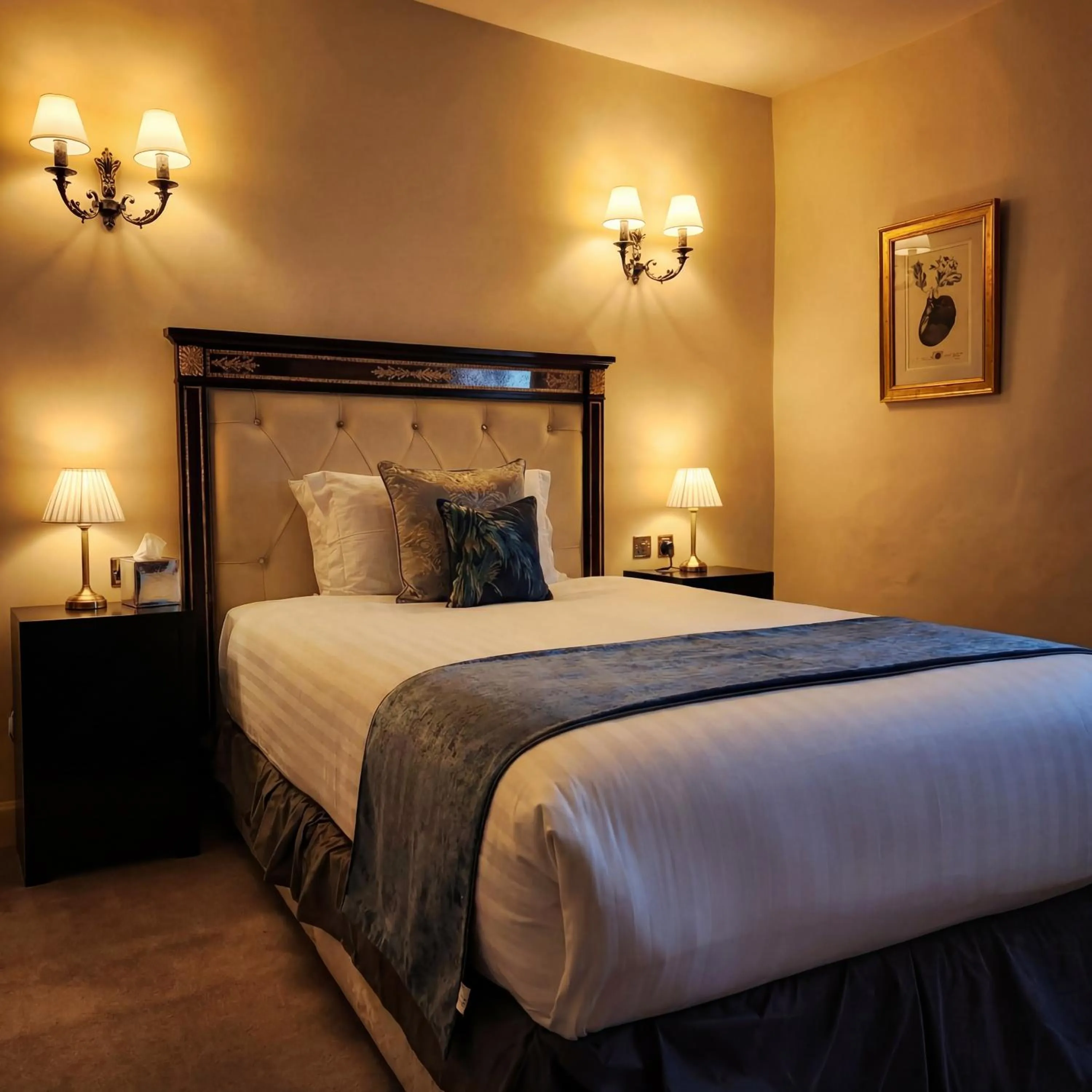 Bed in Weston Manor Hotel