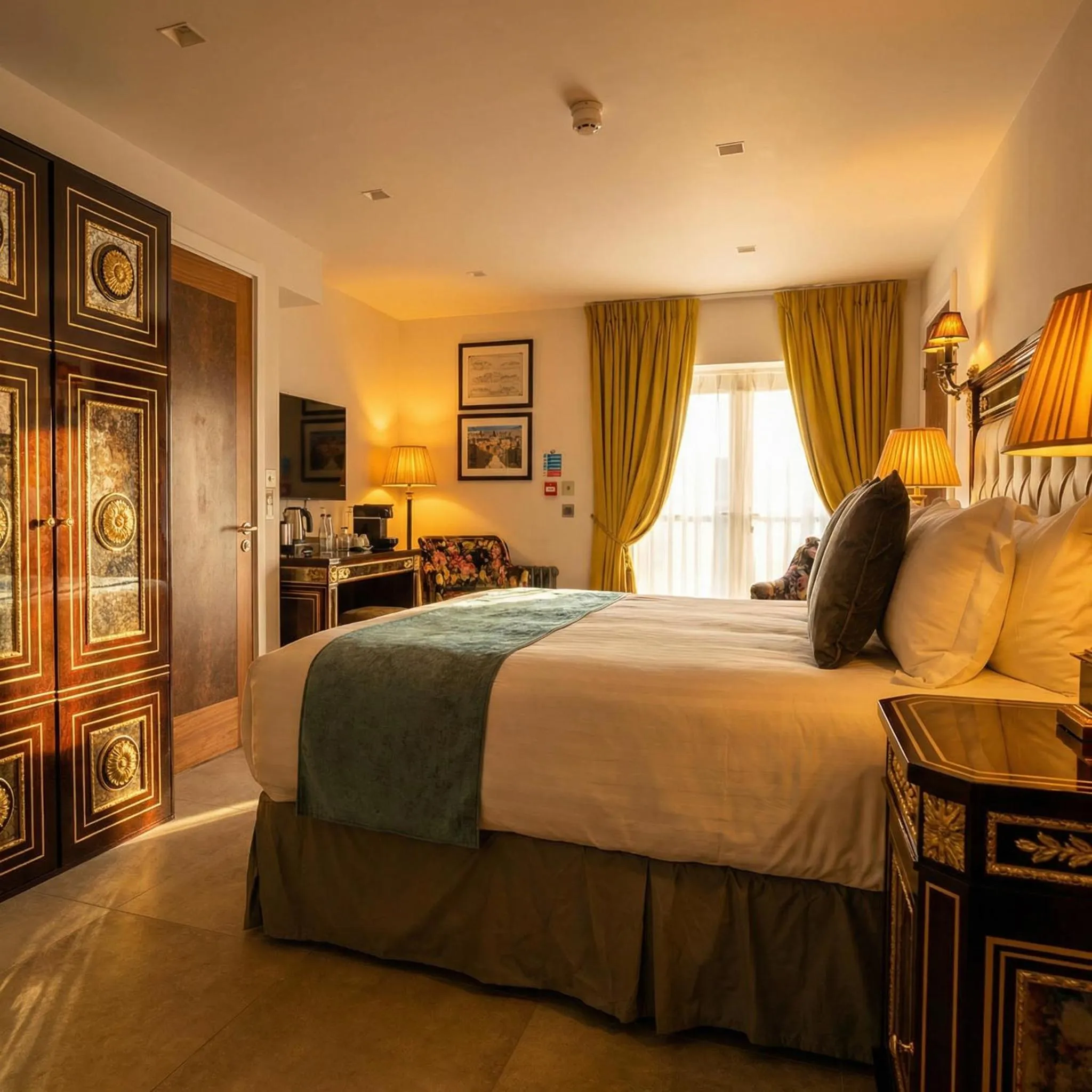 Bed in Weston Manor Hotel