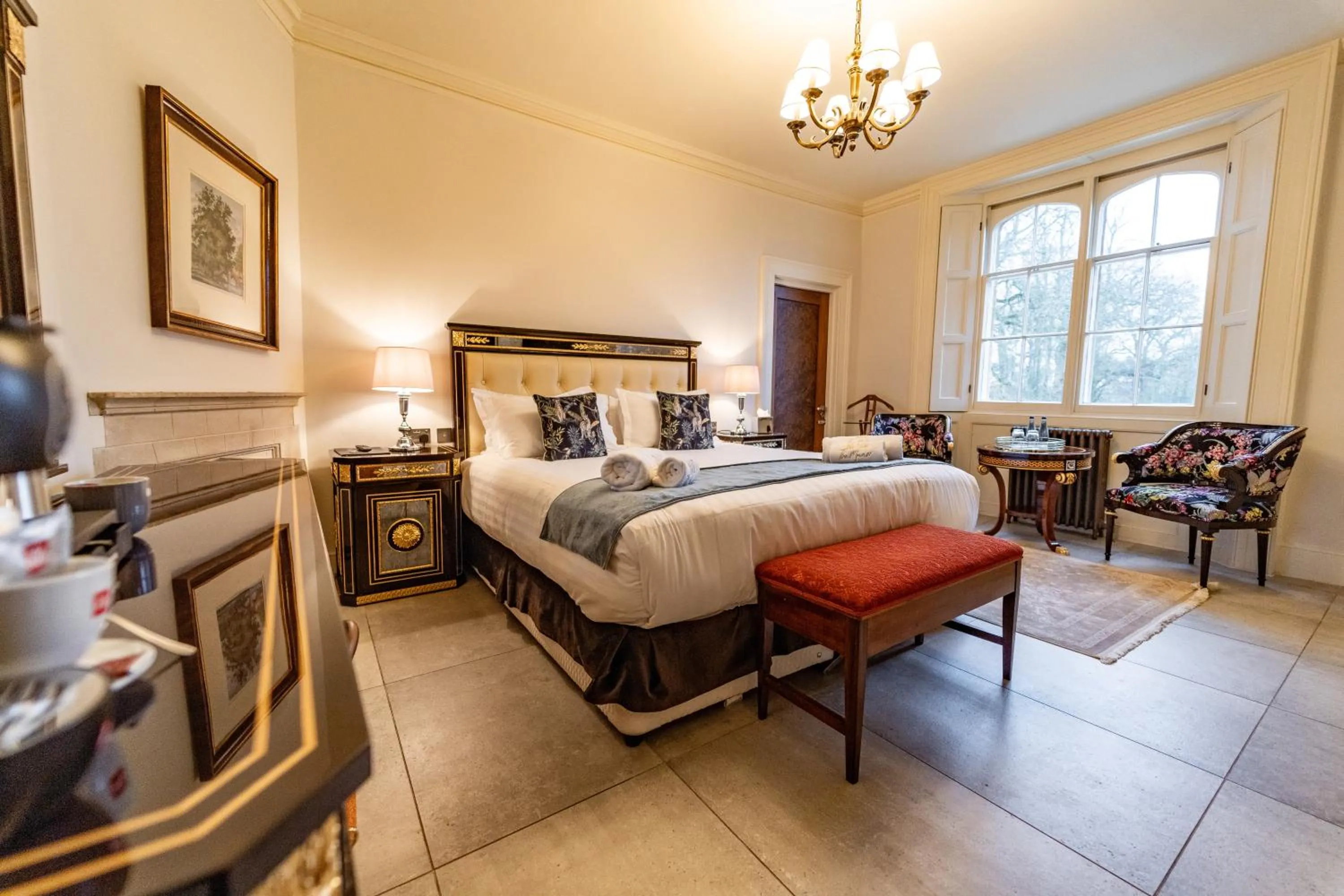 Bed in Weston Manor Hotel