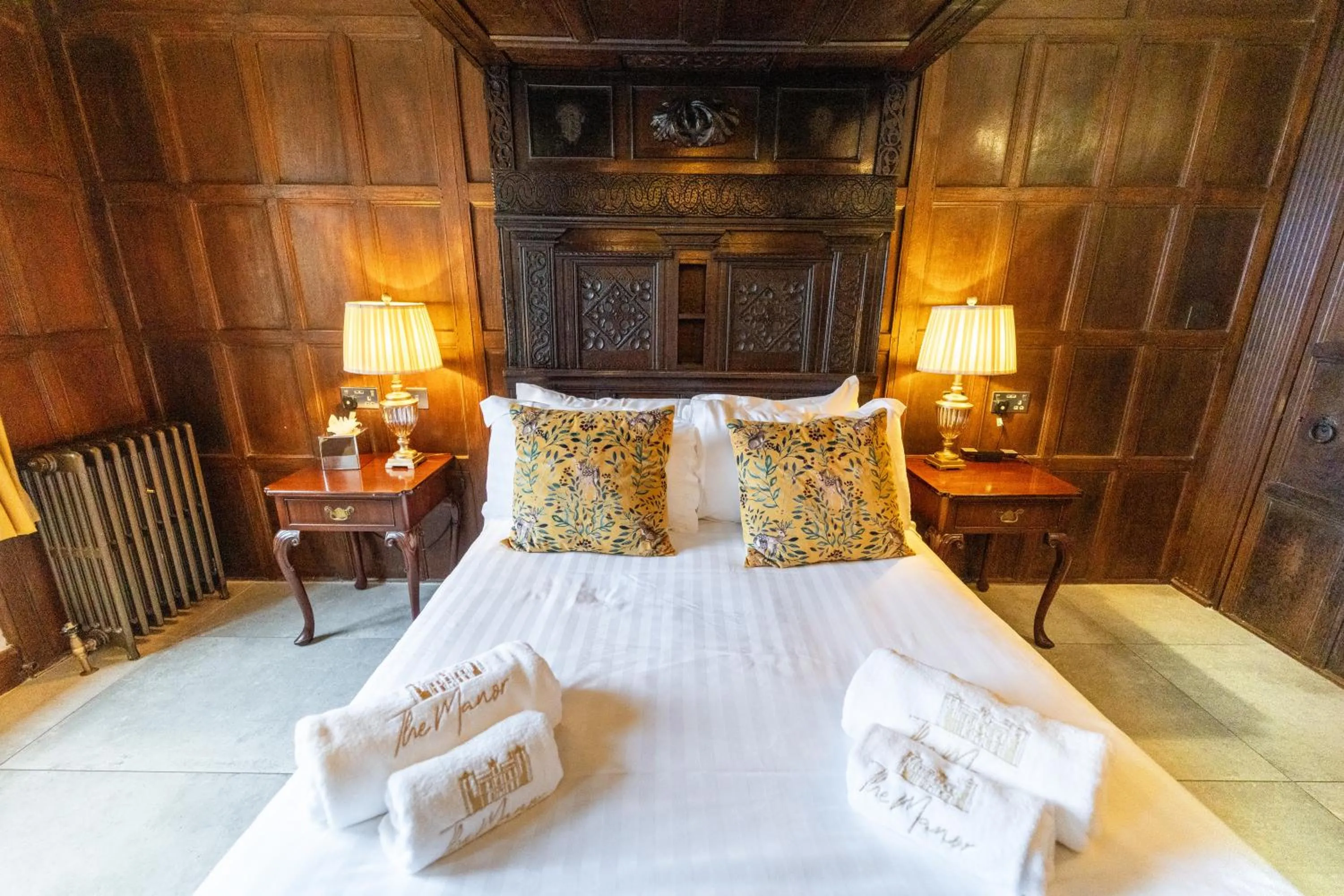 Bed in Weston Manor Hotel
