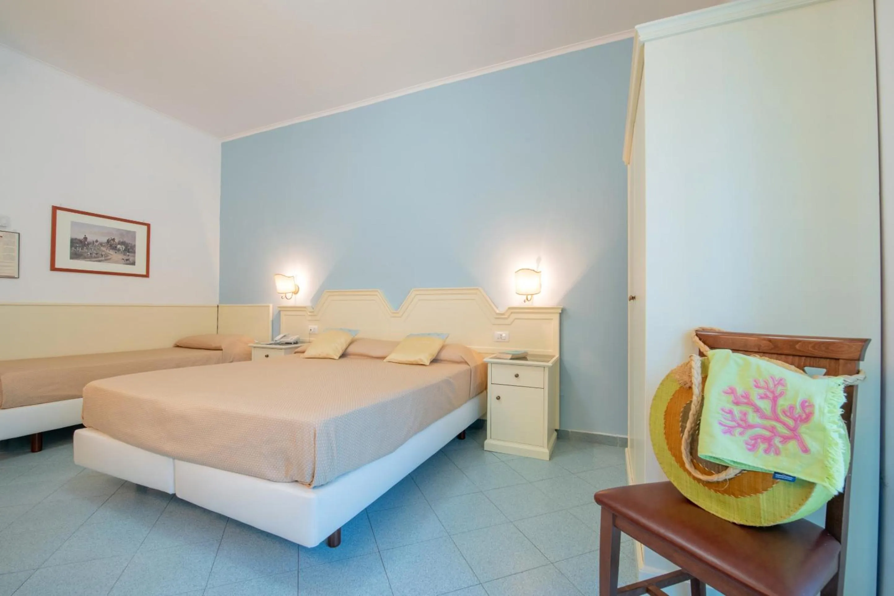 Bed in Hotel Ascot Sorrento