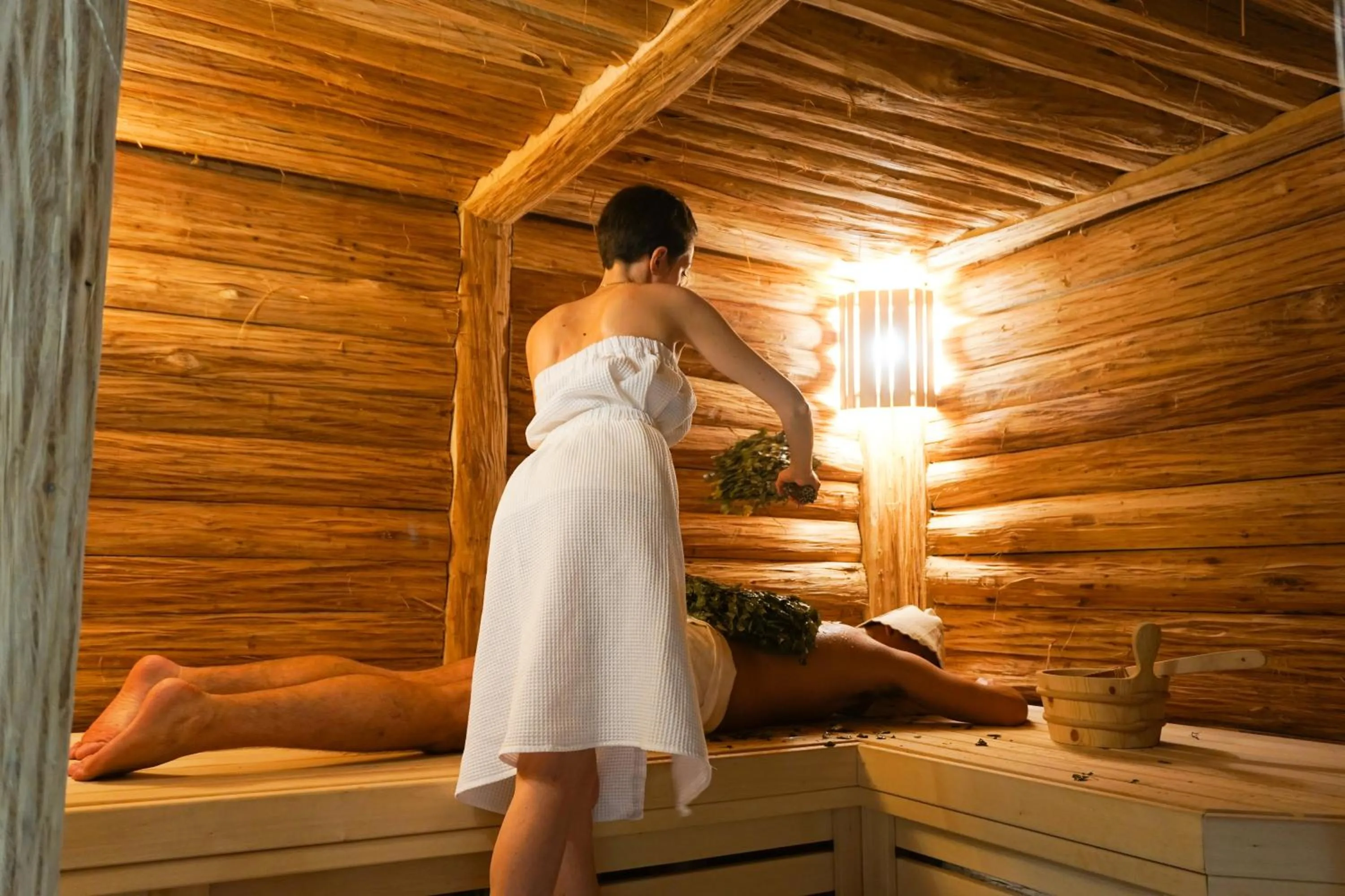 Sauna in Park-Hotel Golosievo
