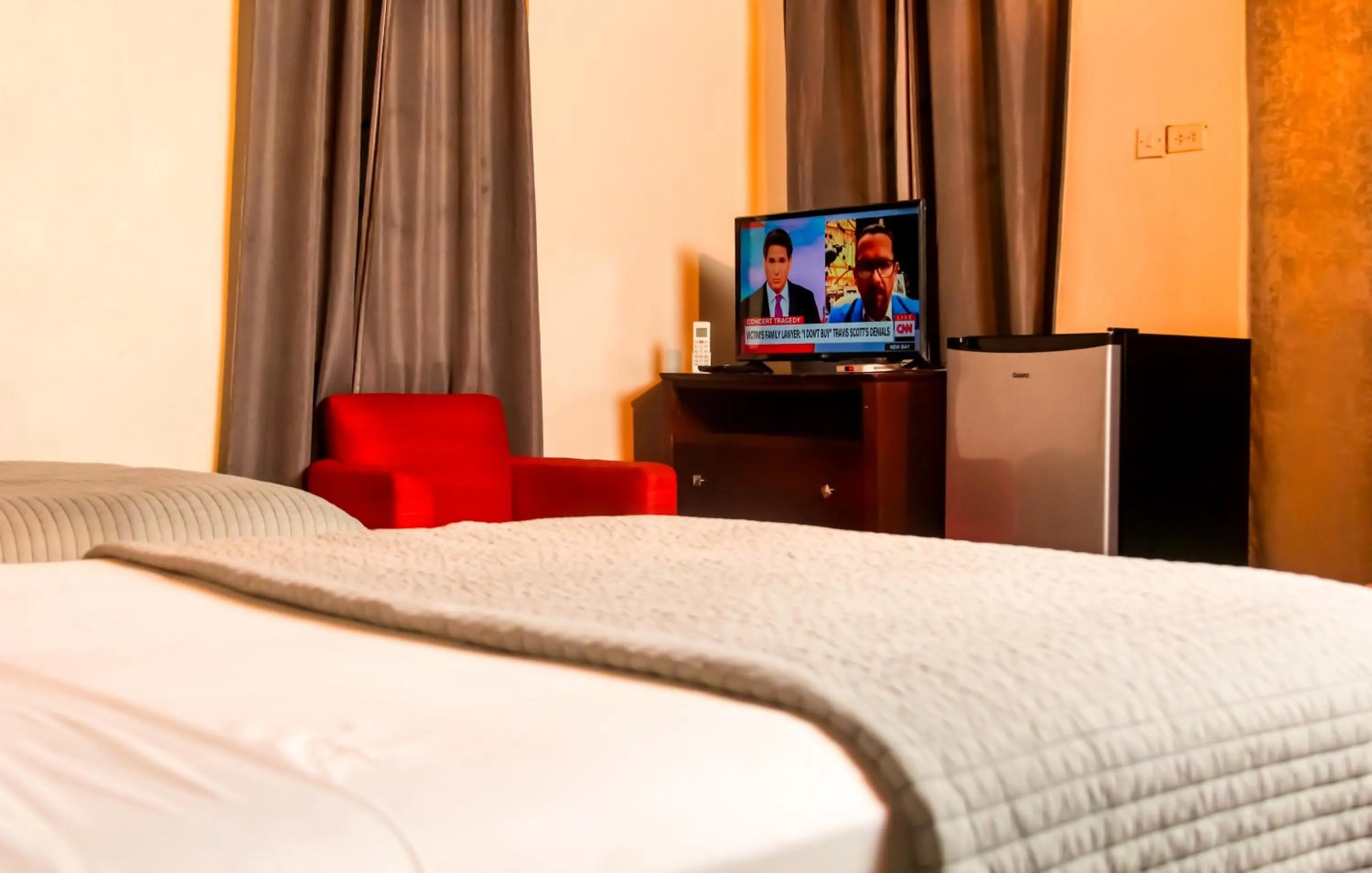 Bed in The Stafford Lodge