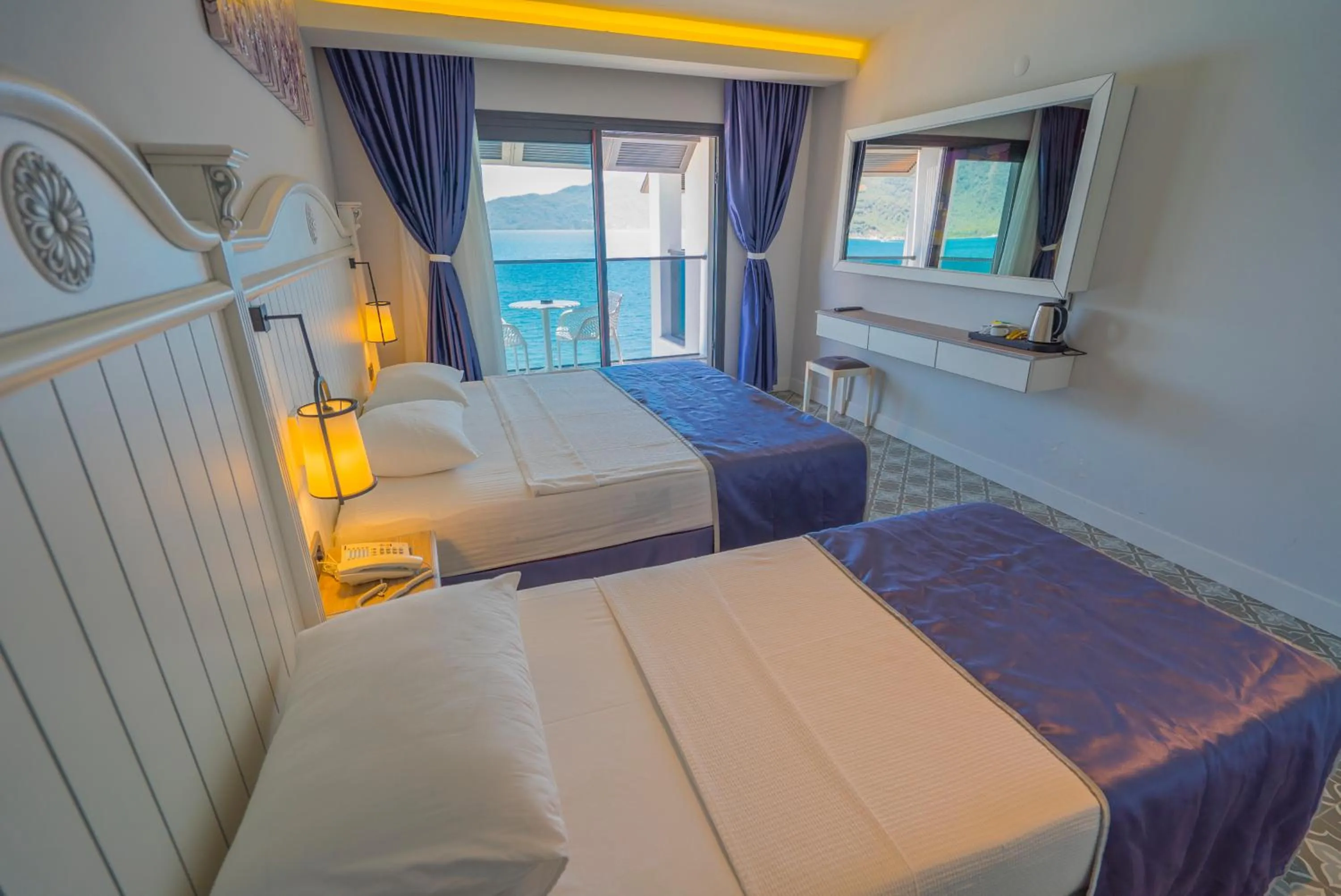 Bed in Marmaris Beach Hotel