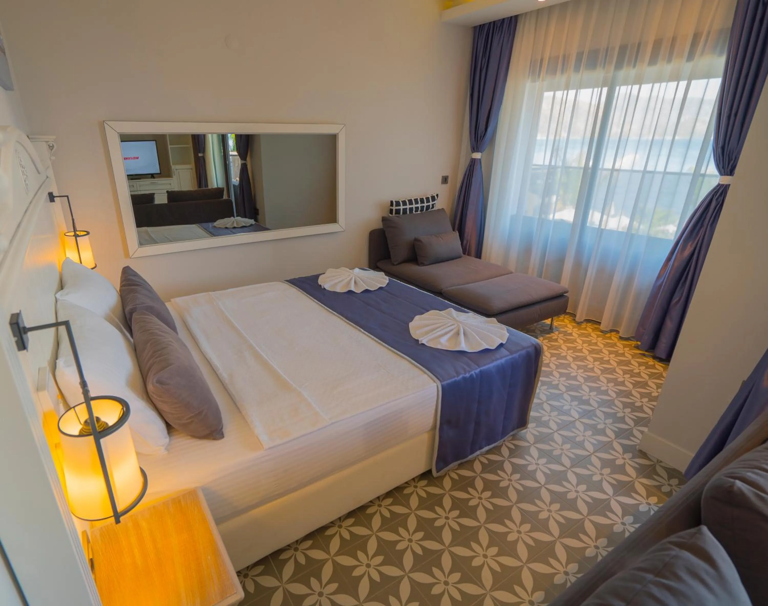 Bed in Marmaris Beach Hotel