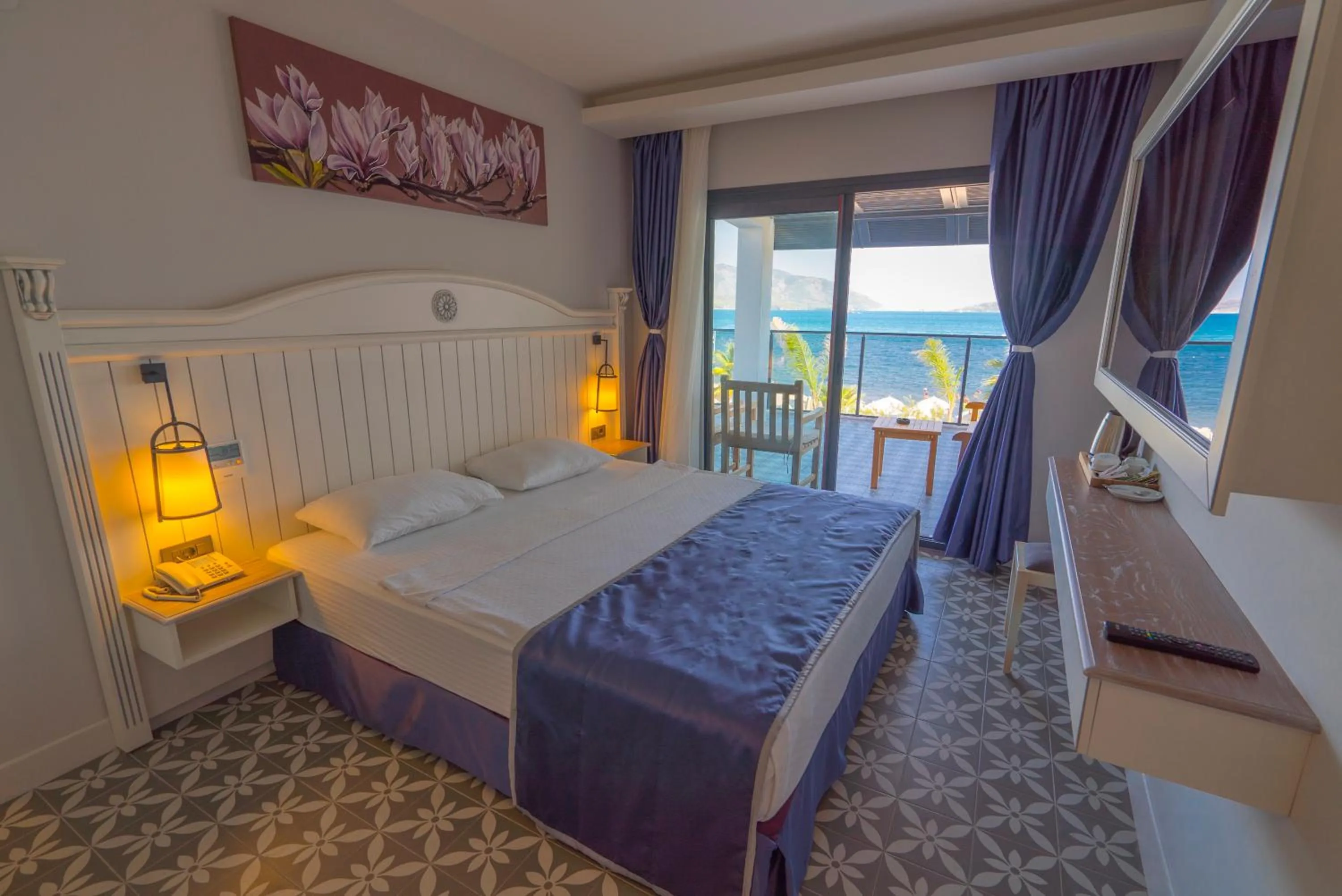 Bed in Marmaris Beach Hotel