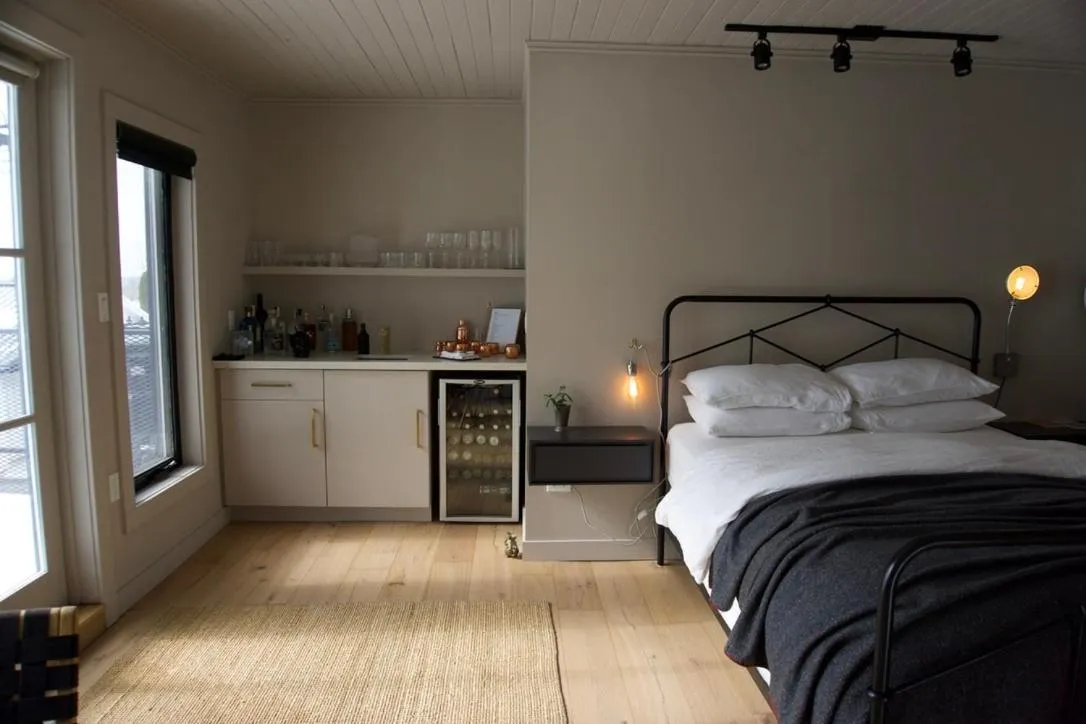 Bed in The Lakeside Prince Edward County