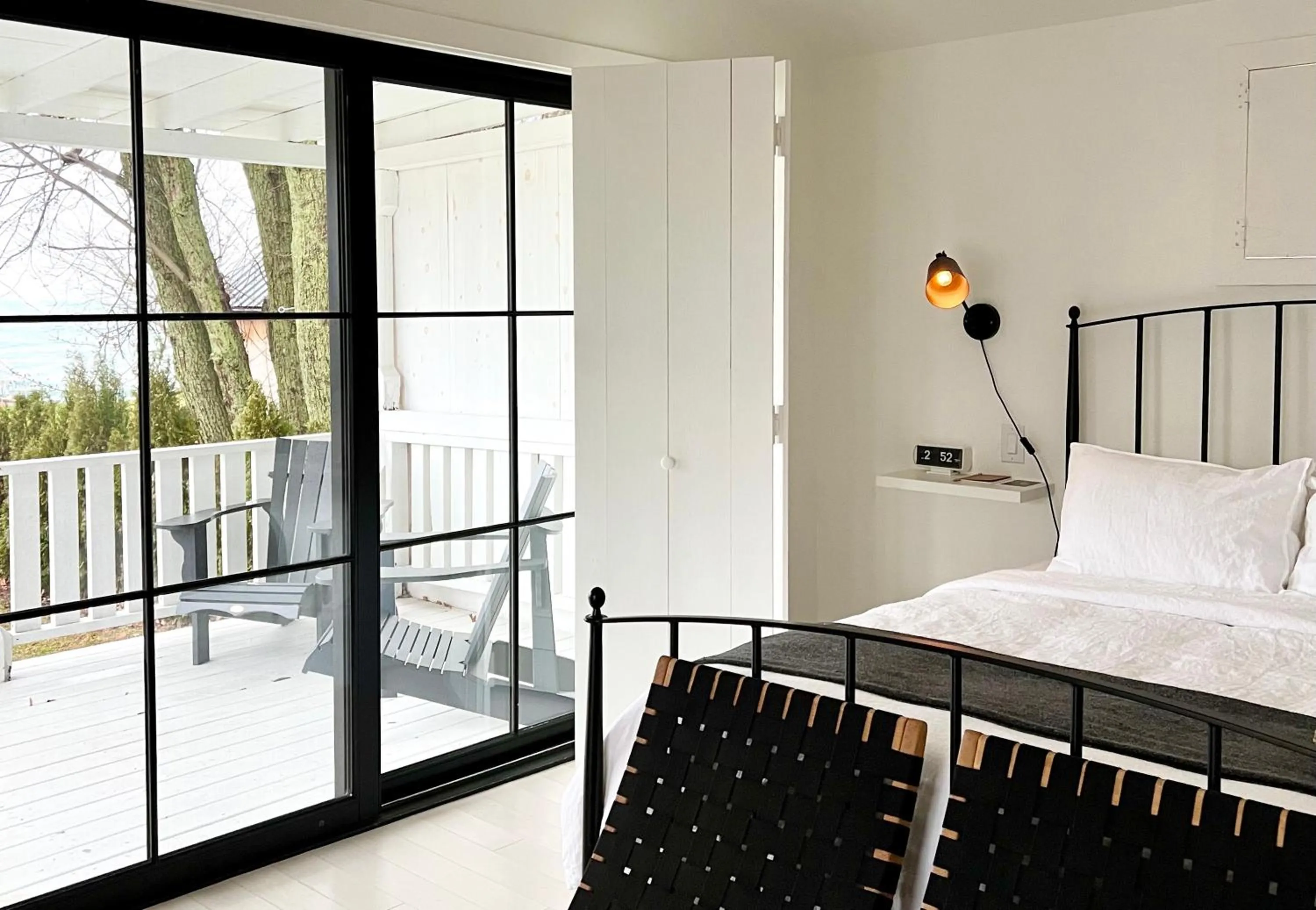 Bed in The Lakeside Prince Edward County