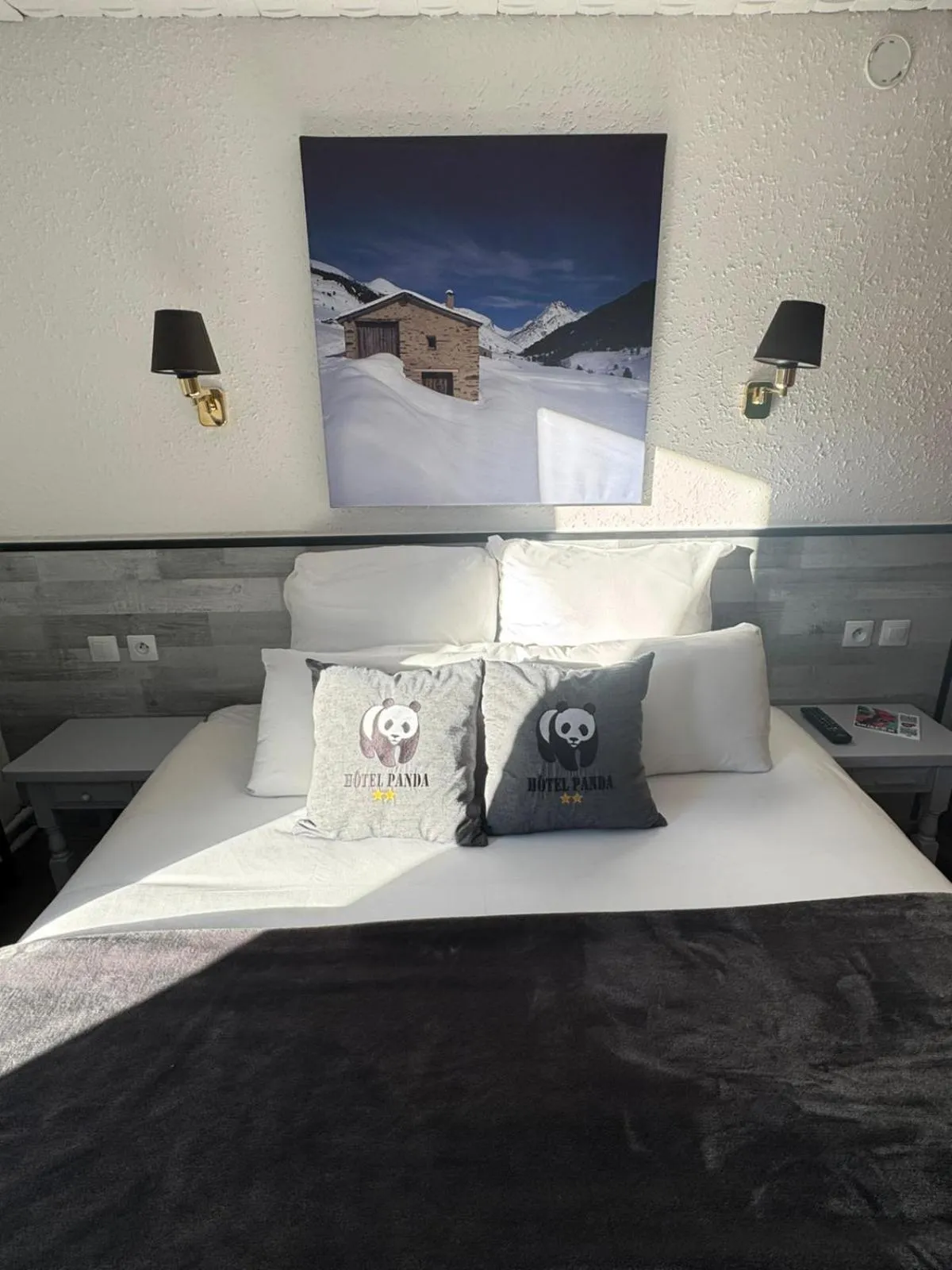 Bed in Hotel Panda