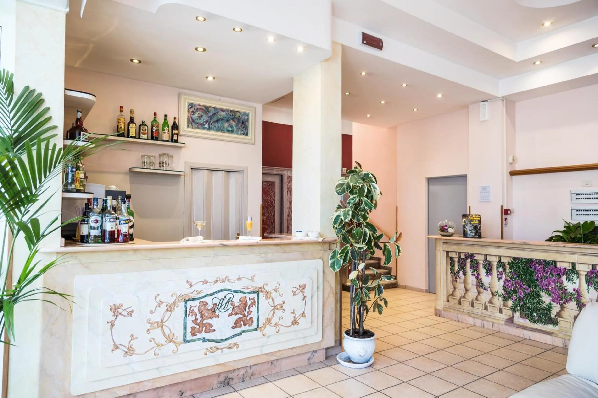 Lobby or reception in Hotel Ambasciatori