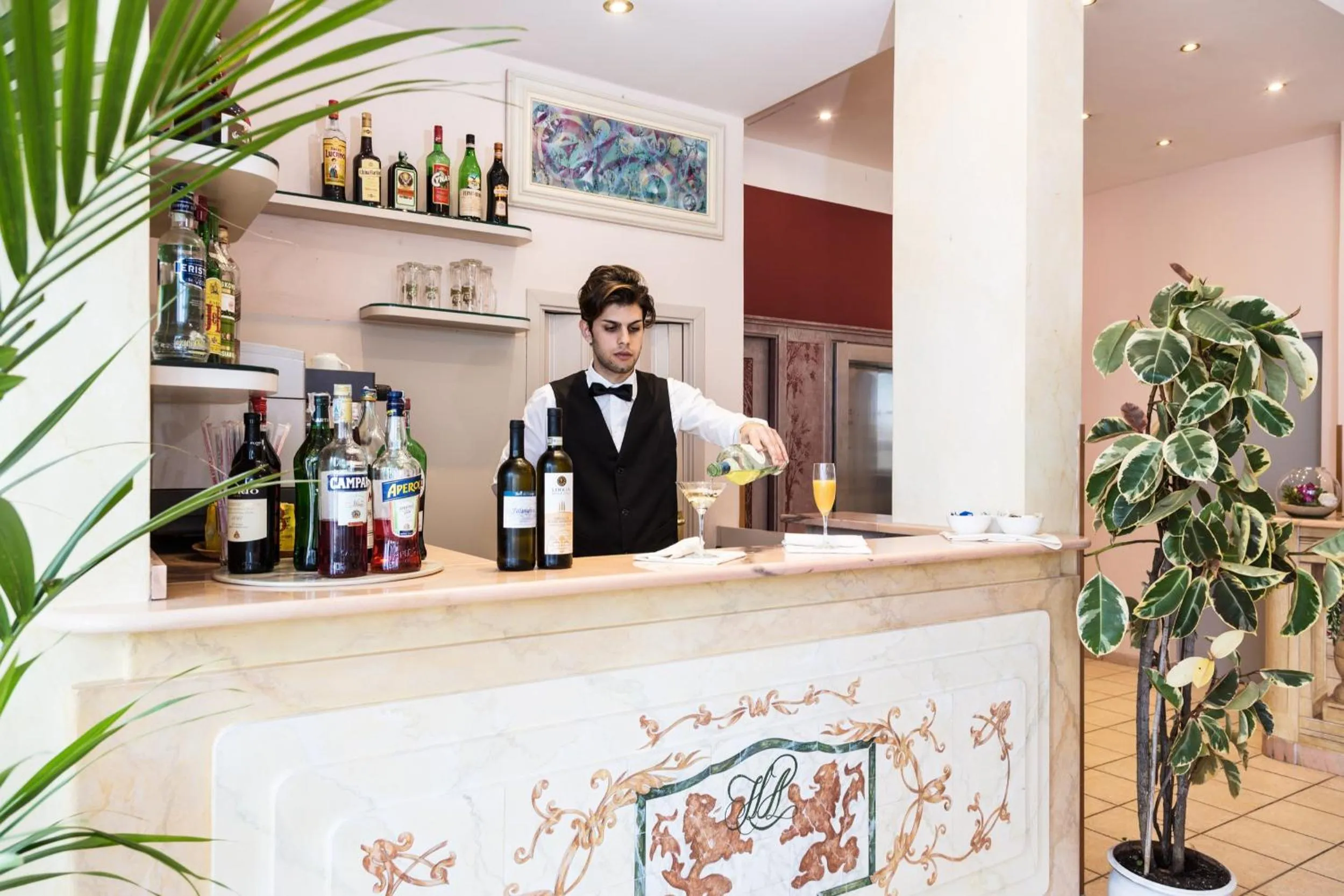 Lounge or bar in Hotel Ambasciatori
