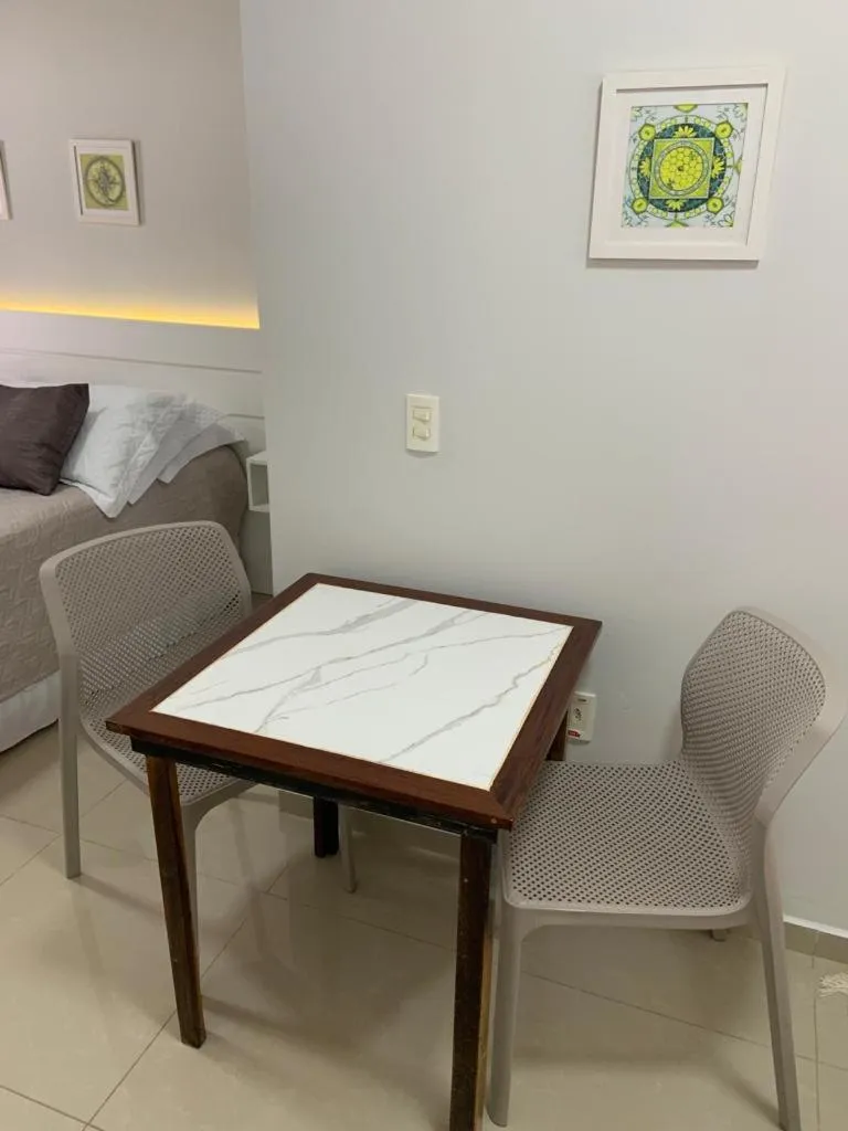 Seating area in Pousada Mar de Cristal