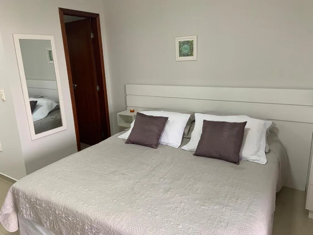 Bed in Pousada Mar de Cristal