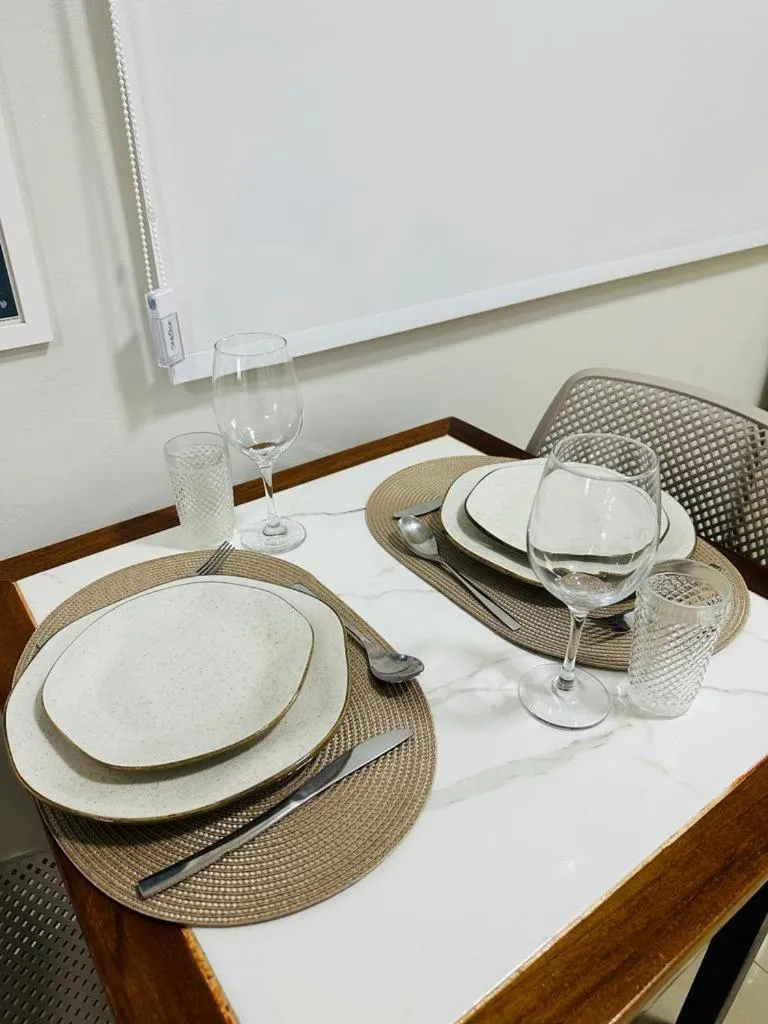 Dining area in Pousada Mar de Cristal