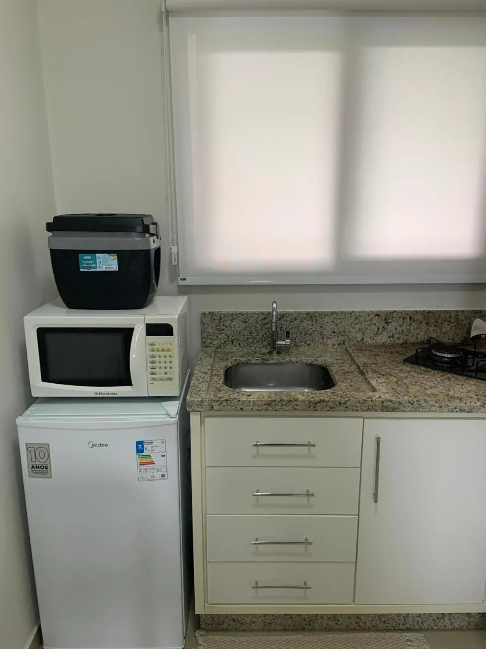 Kitchen or kitchenette in Pousada Mar de Cristal