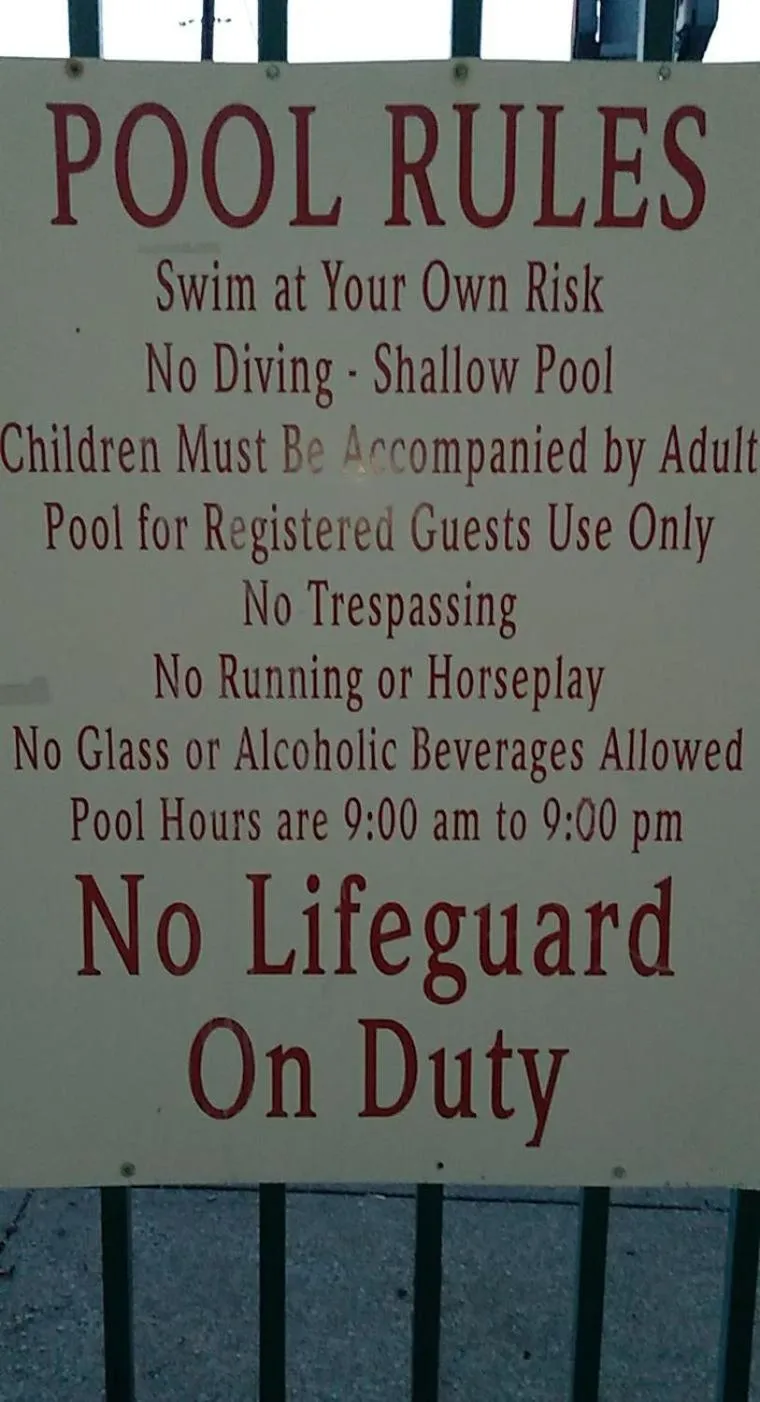 Swimming pool in RED CARPET INN LOUISVILLE NORTH -Jeffersonville In