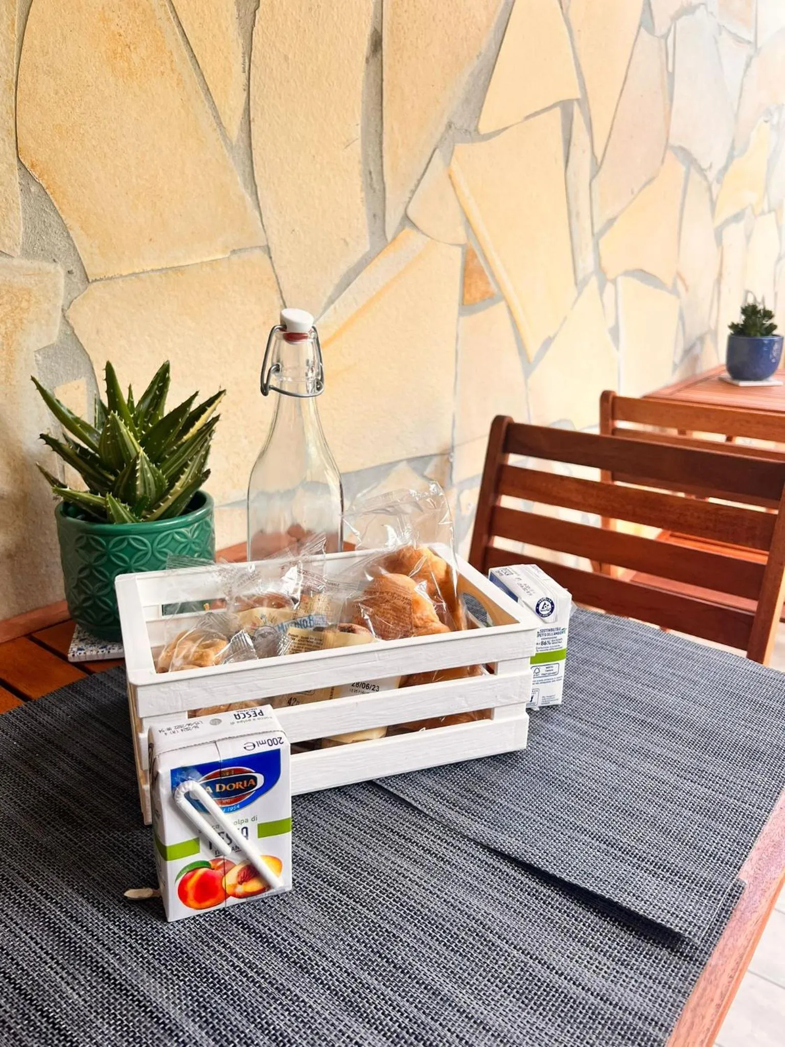 Food and drinks in Le Tre Rose