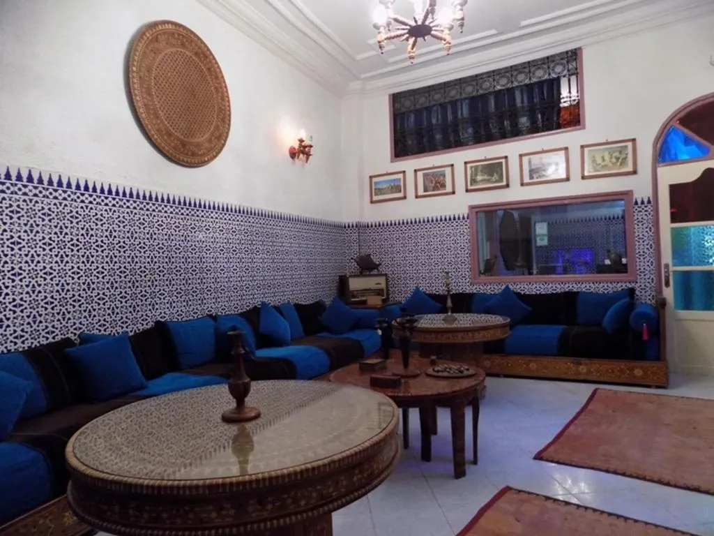 Living room in Hôtel Riad Gnaoua
