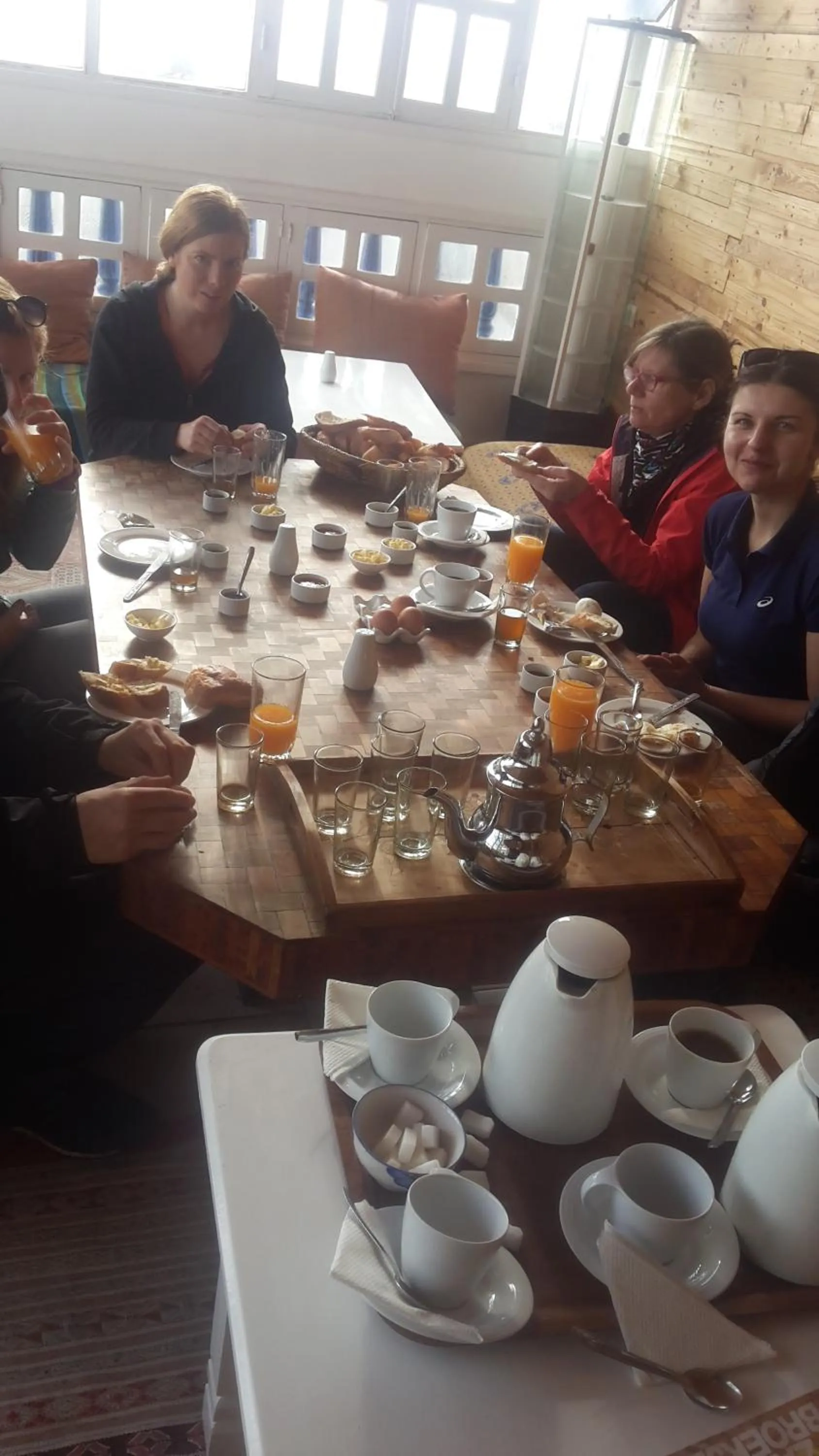 Continental breakfast in Hôtel Riad Gnaoua