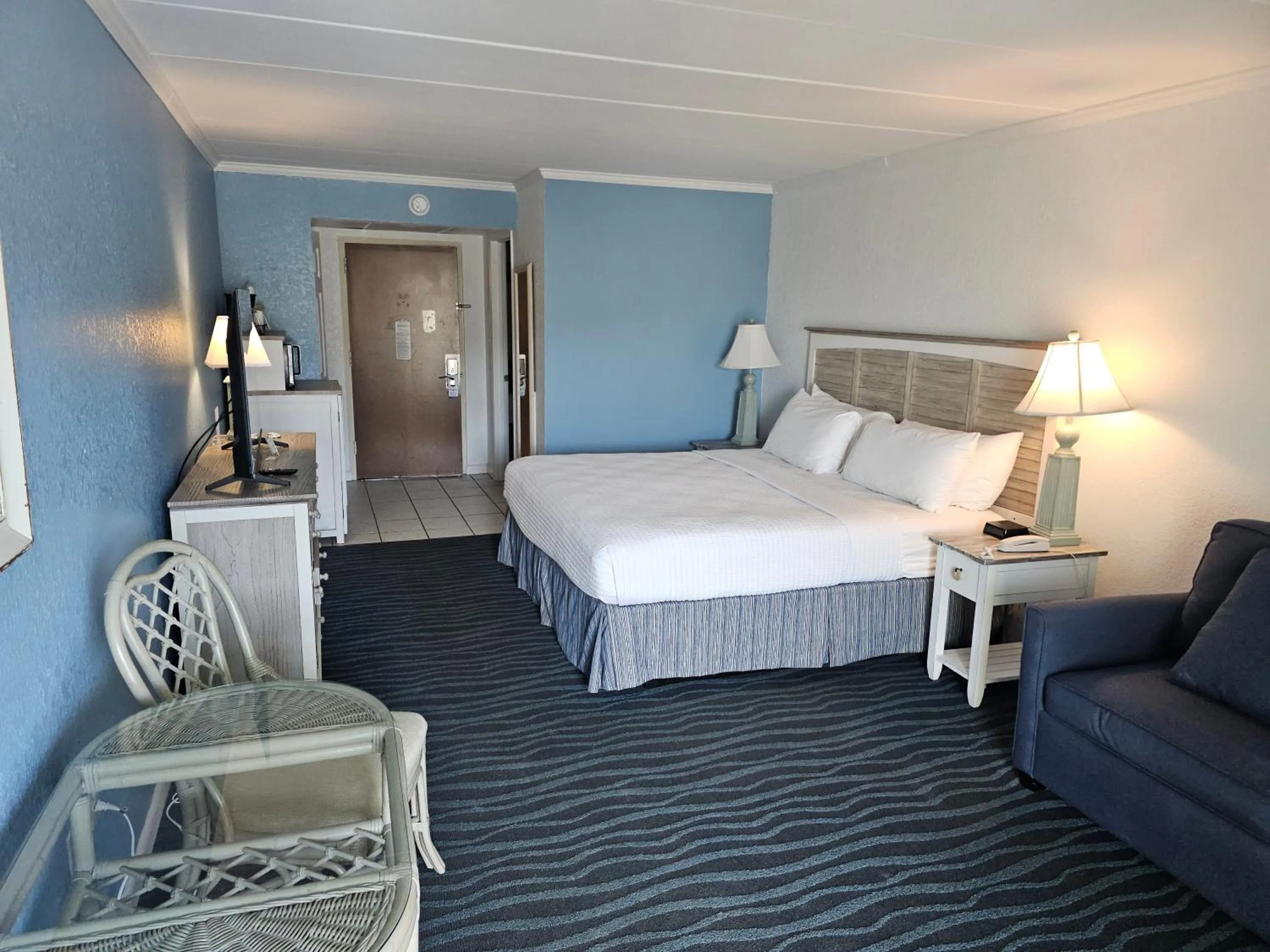 Bed in Surf Side Hotel