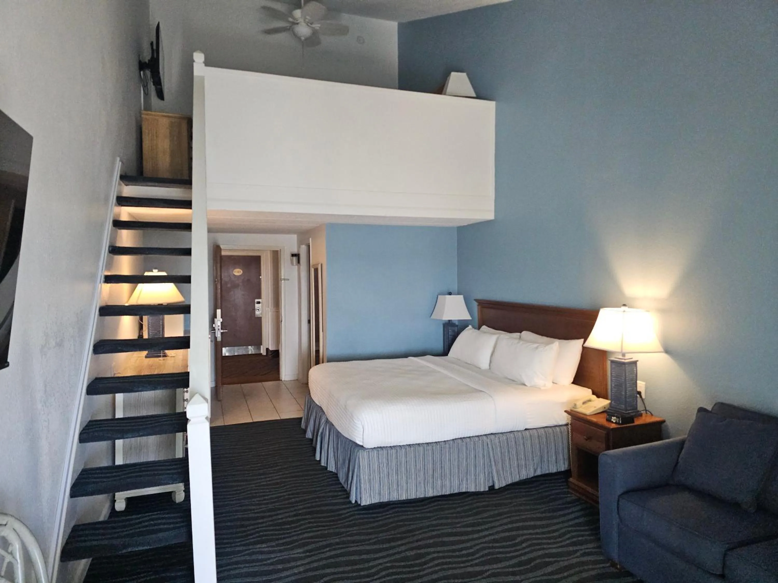 Bed in Surf Side Hotel