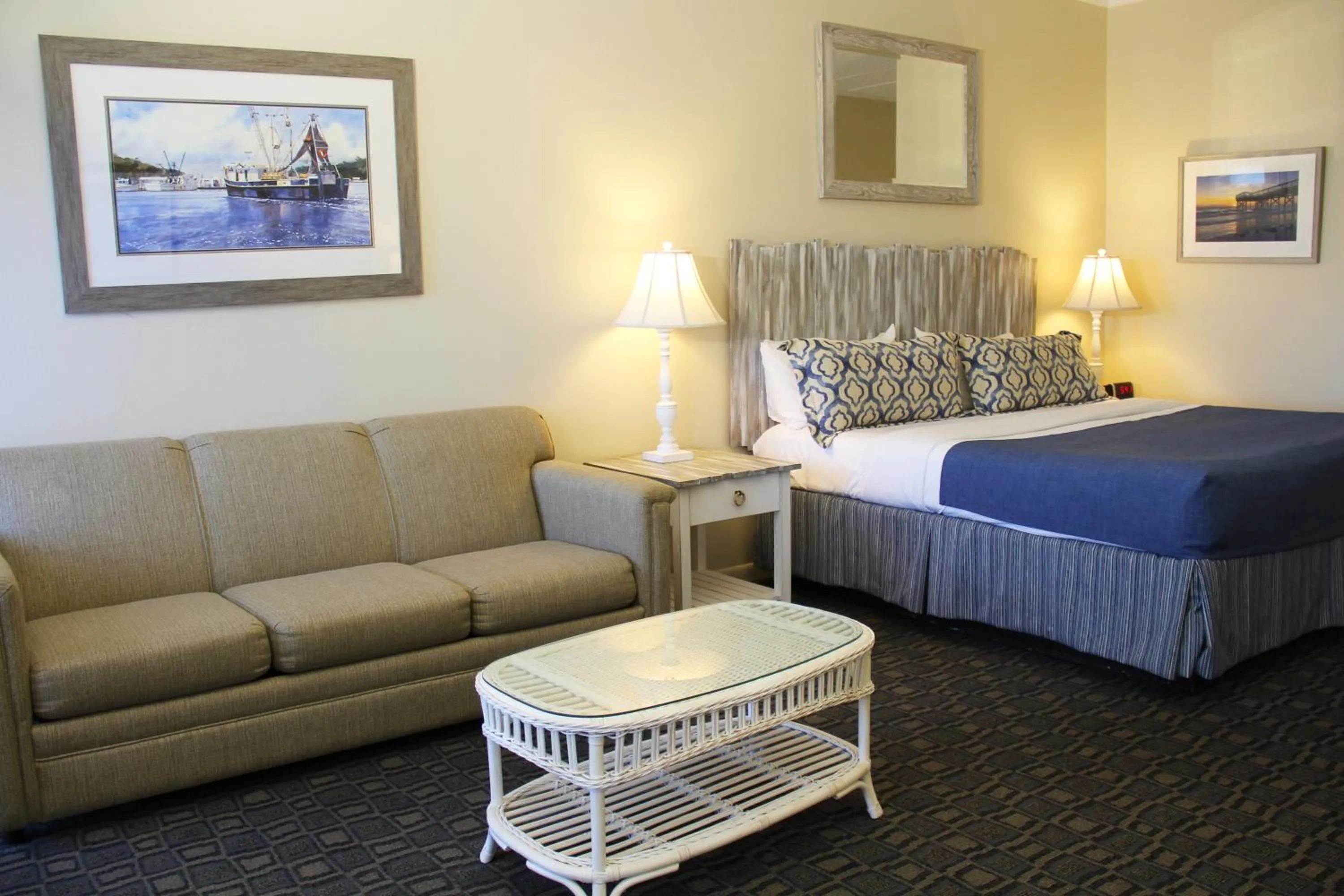 Bed in Surf Side Hotel