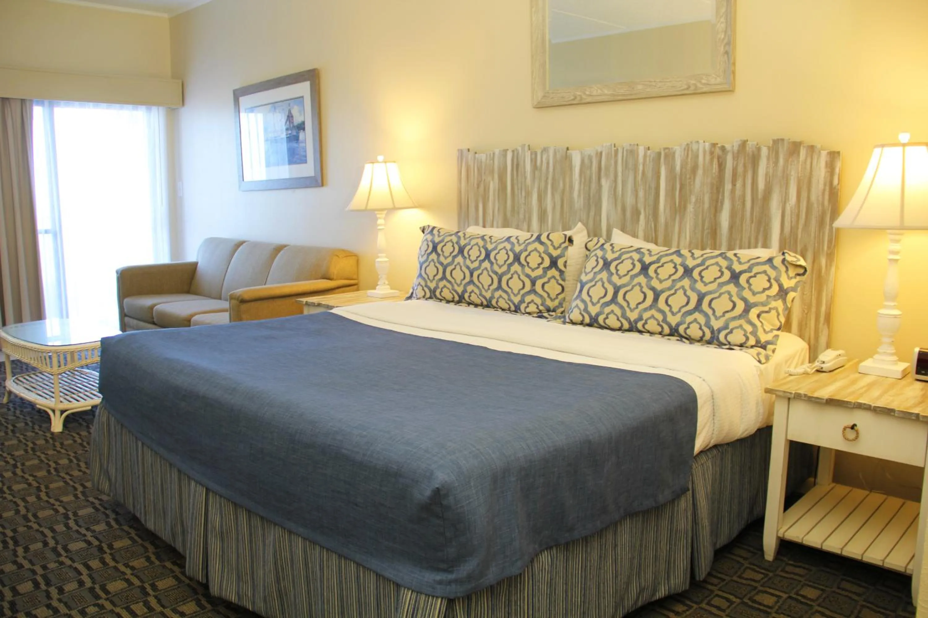 Bed in Surf Side Hotel
