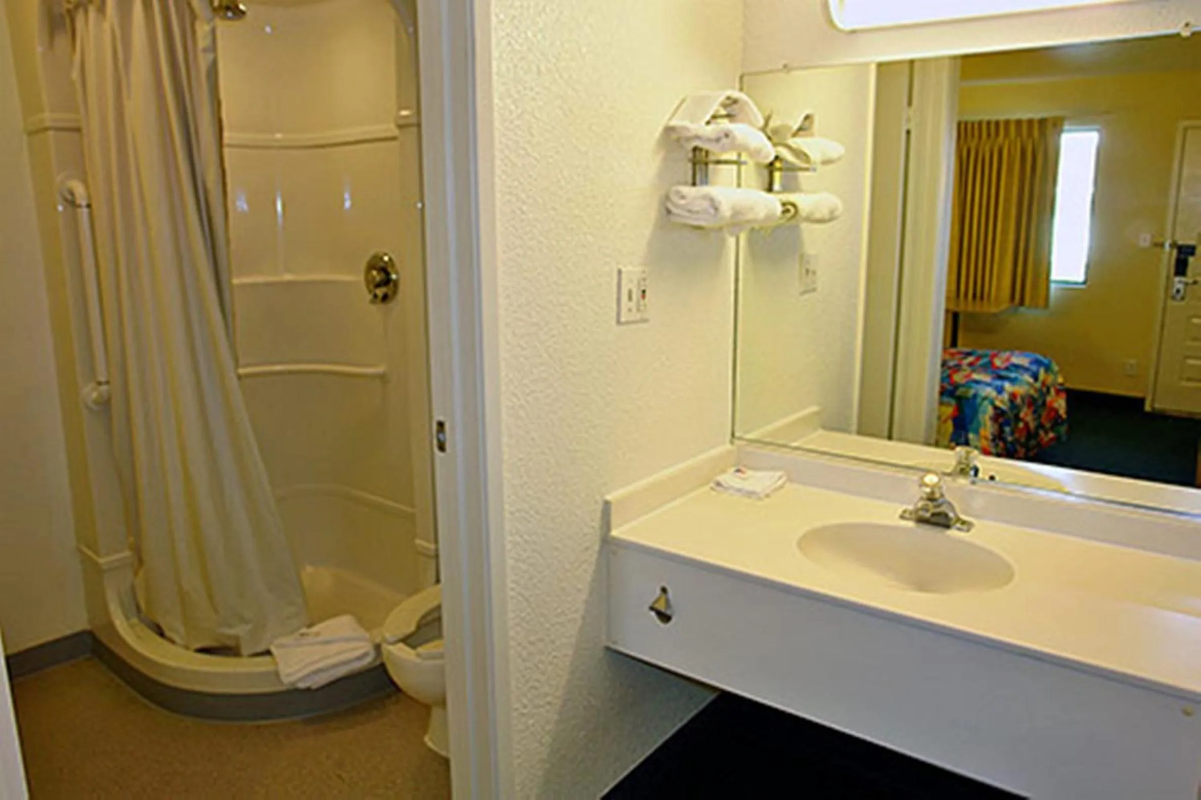 Shower in Motel 6-Fremont, CA - South