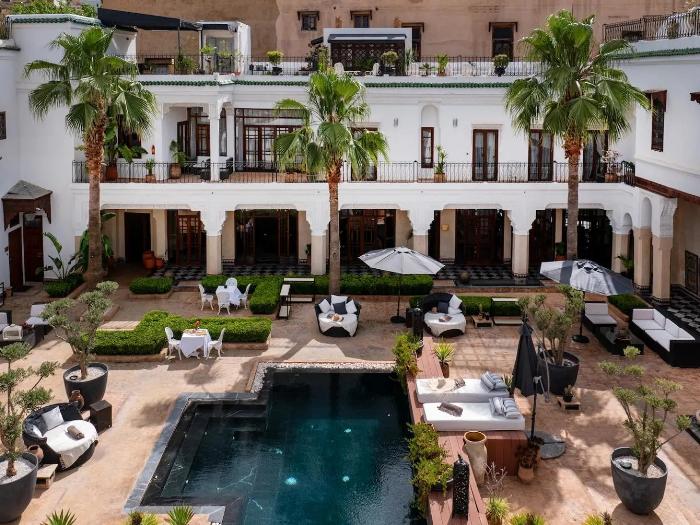 Swimming pool in Riad Mayfez Suites & Spa