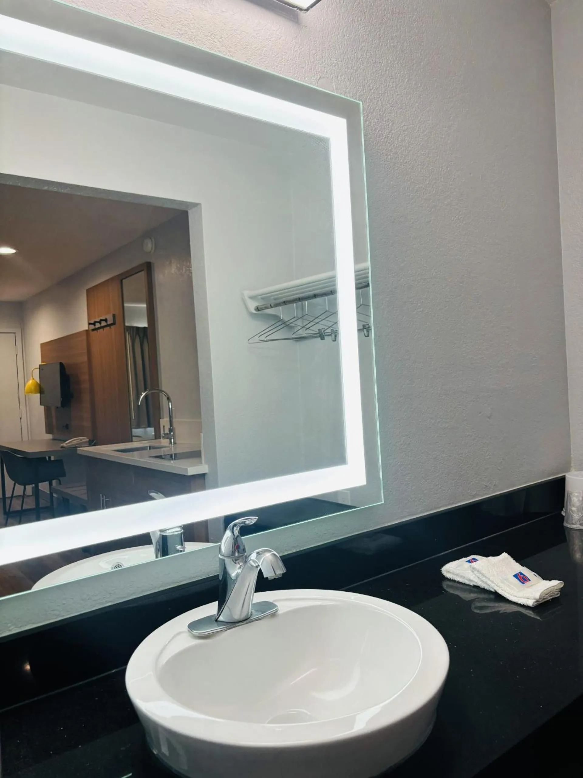 Bathroom in Motel 6-Santa Ana, CA