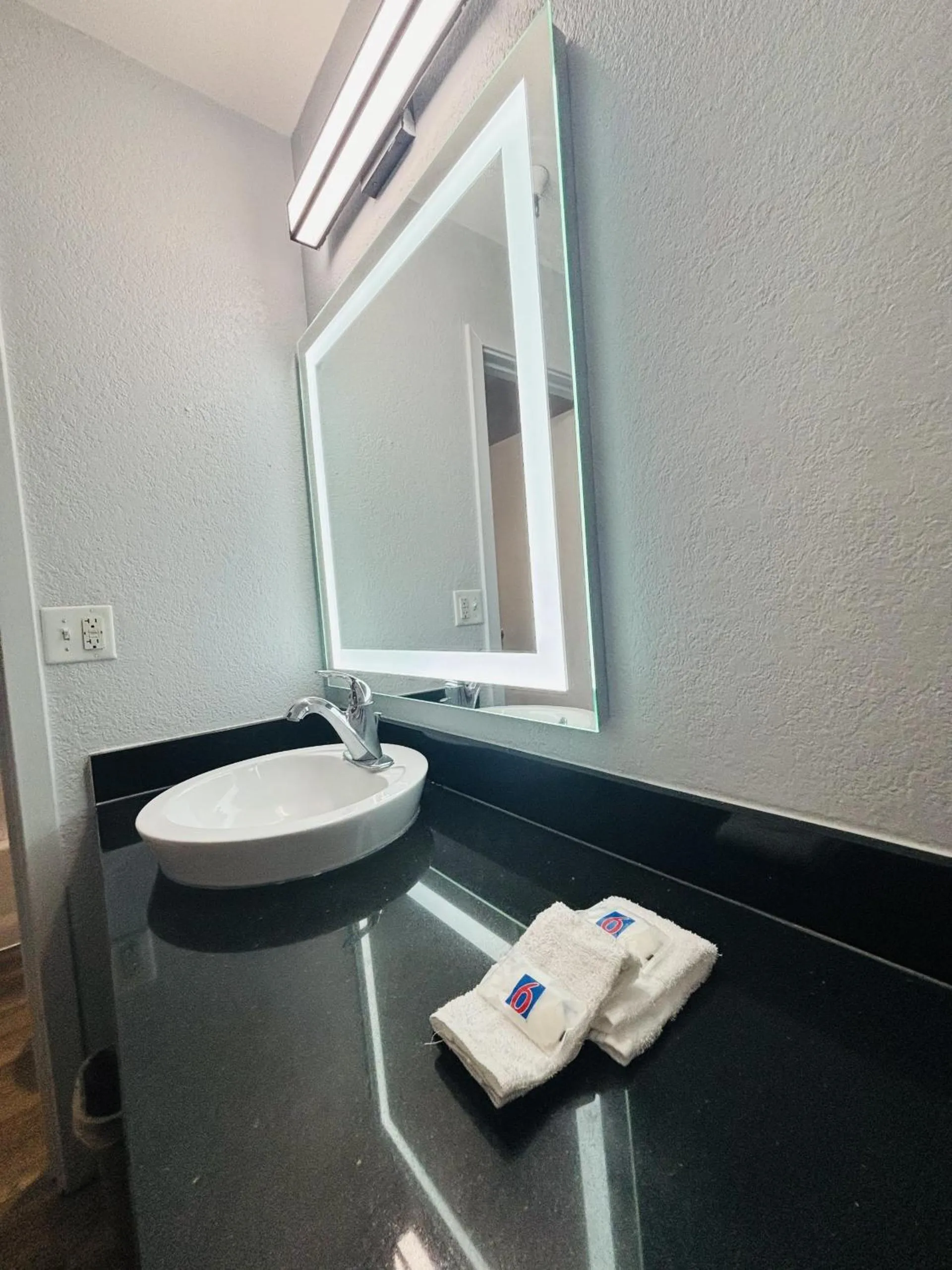 Bathroom in Motel 6-Santa Ana, CA