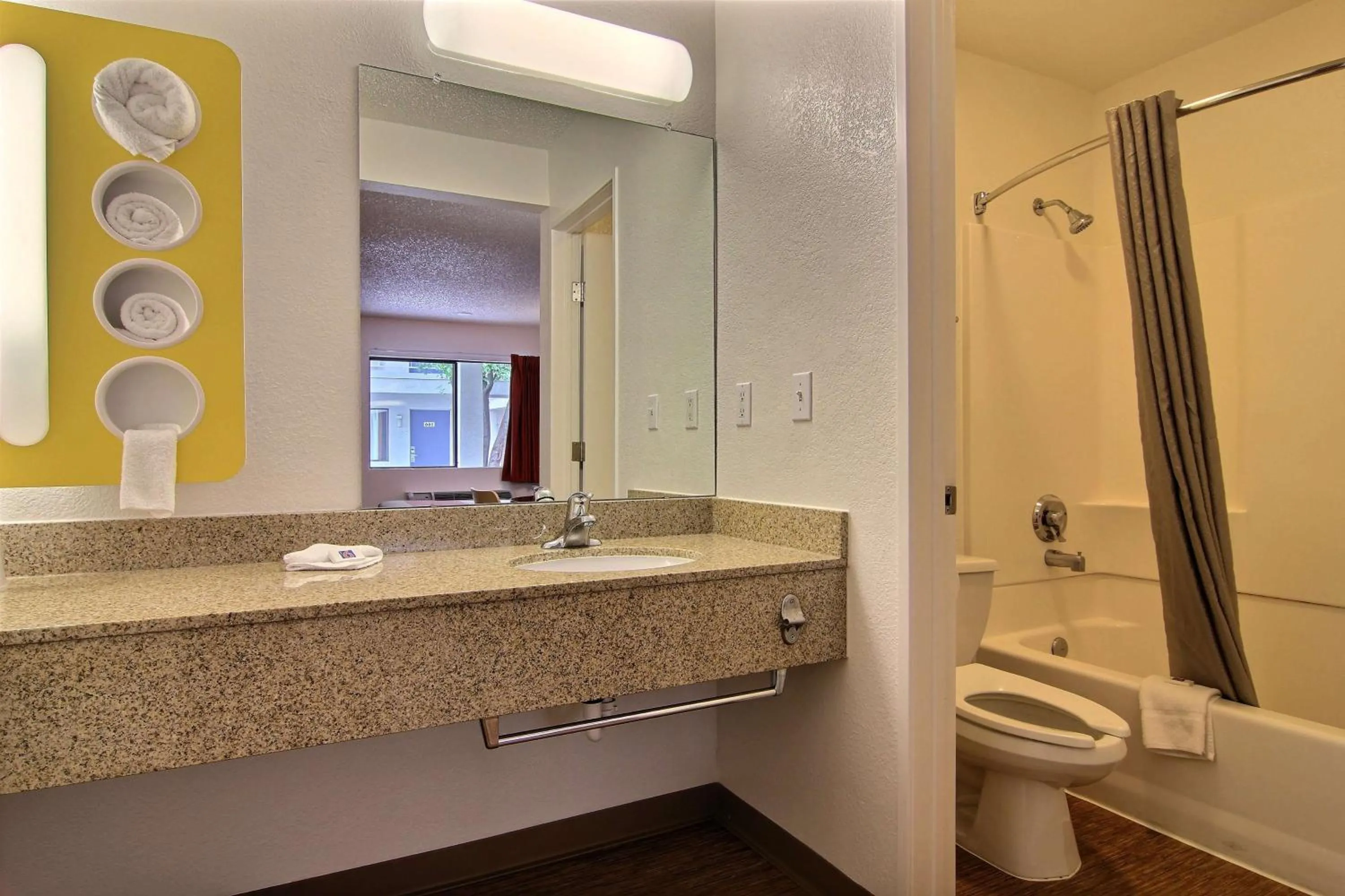 Shower in Motel 6-Albuquerque, NM - Coors Road