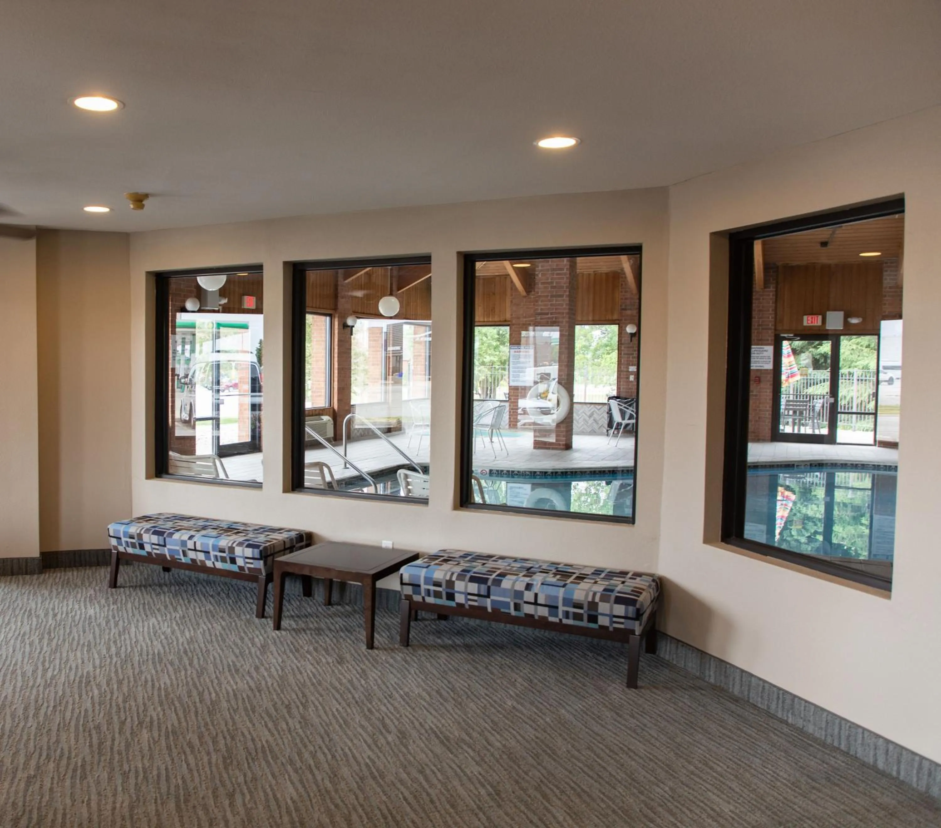 Property building in Lomira Inn and Suites