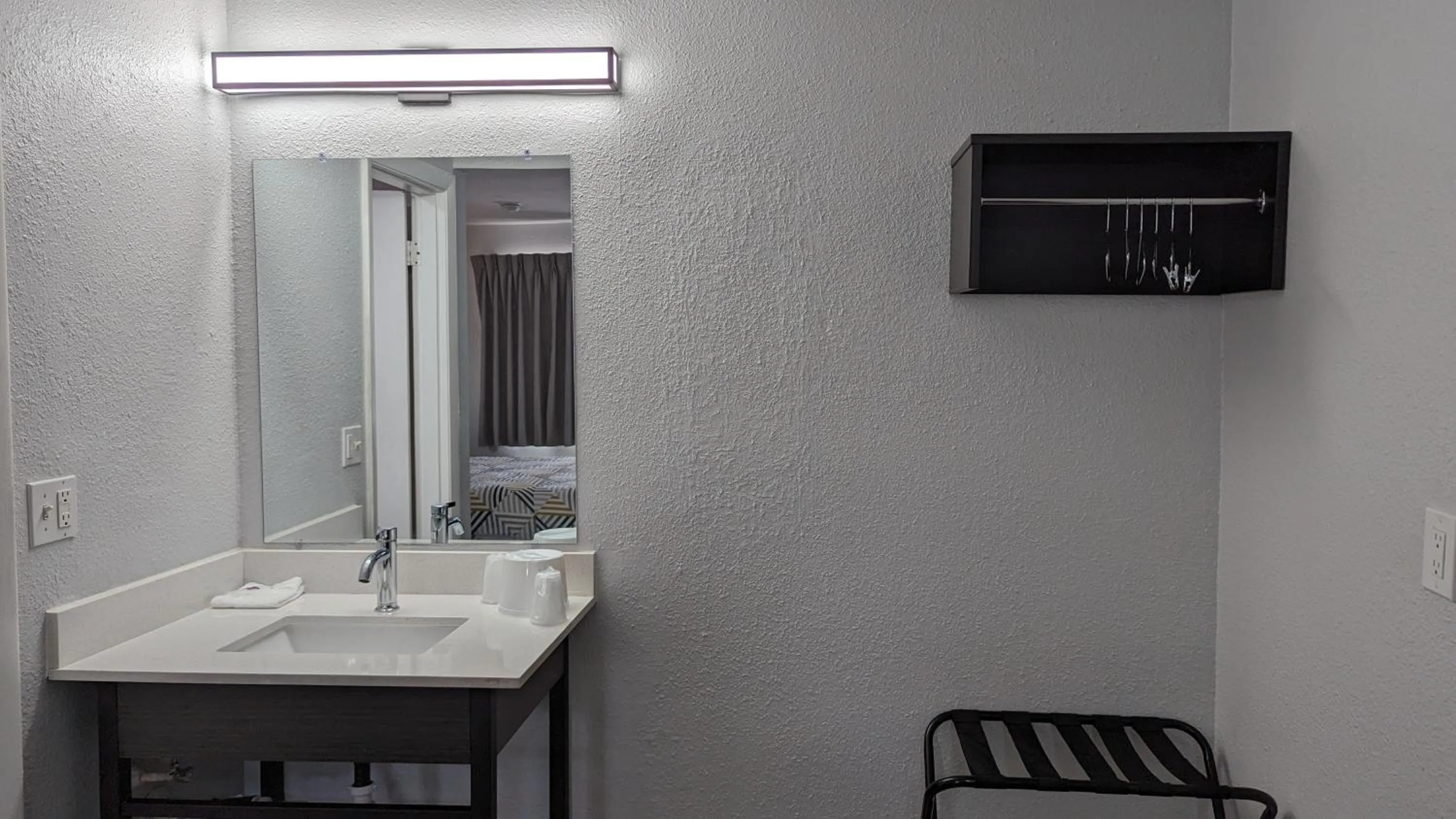 Bathroom in Motel 6-Nashua, NH