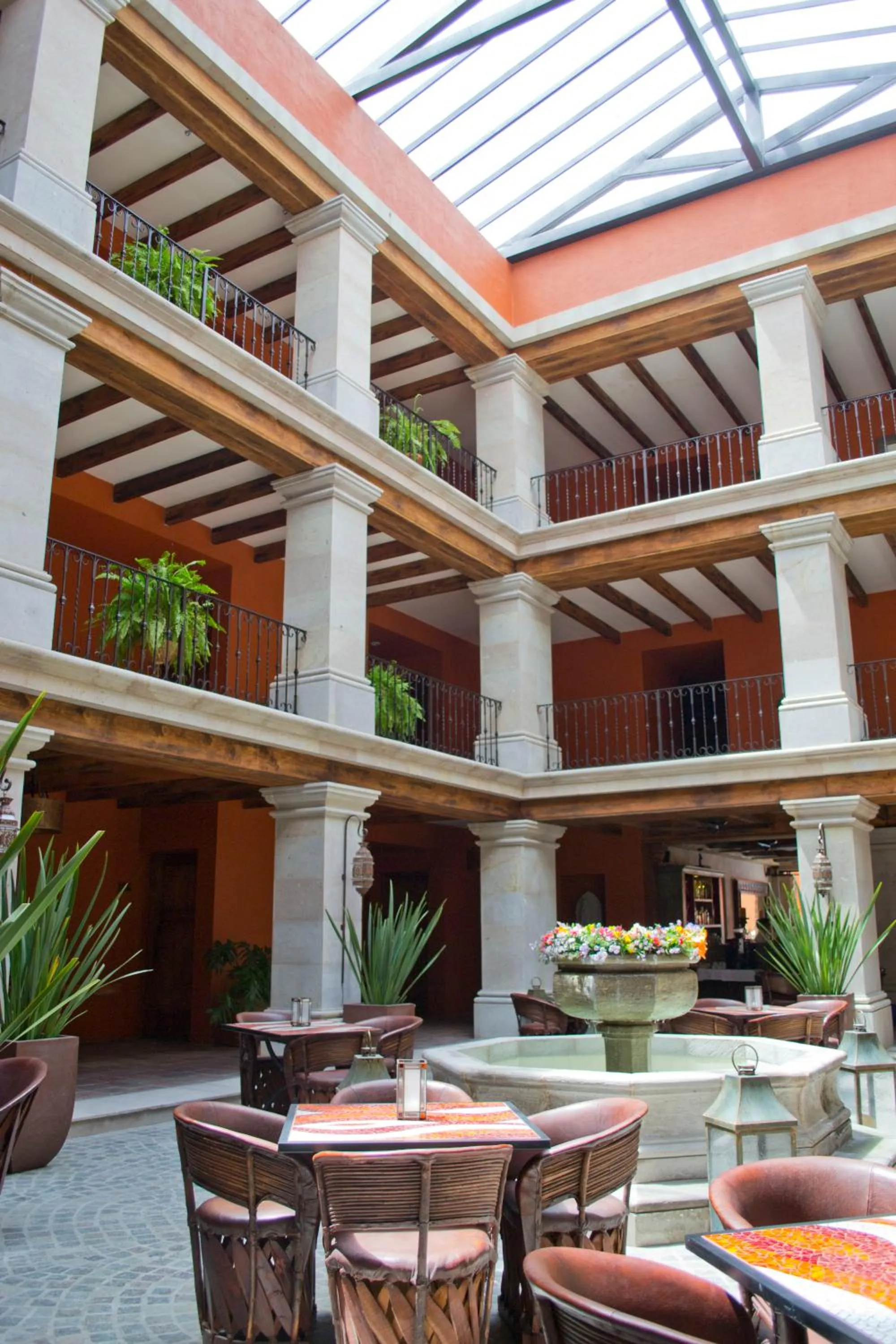 Patio in Hotel Casa Primavera Boutique & Spa