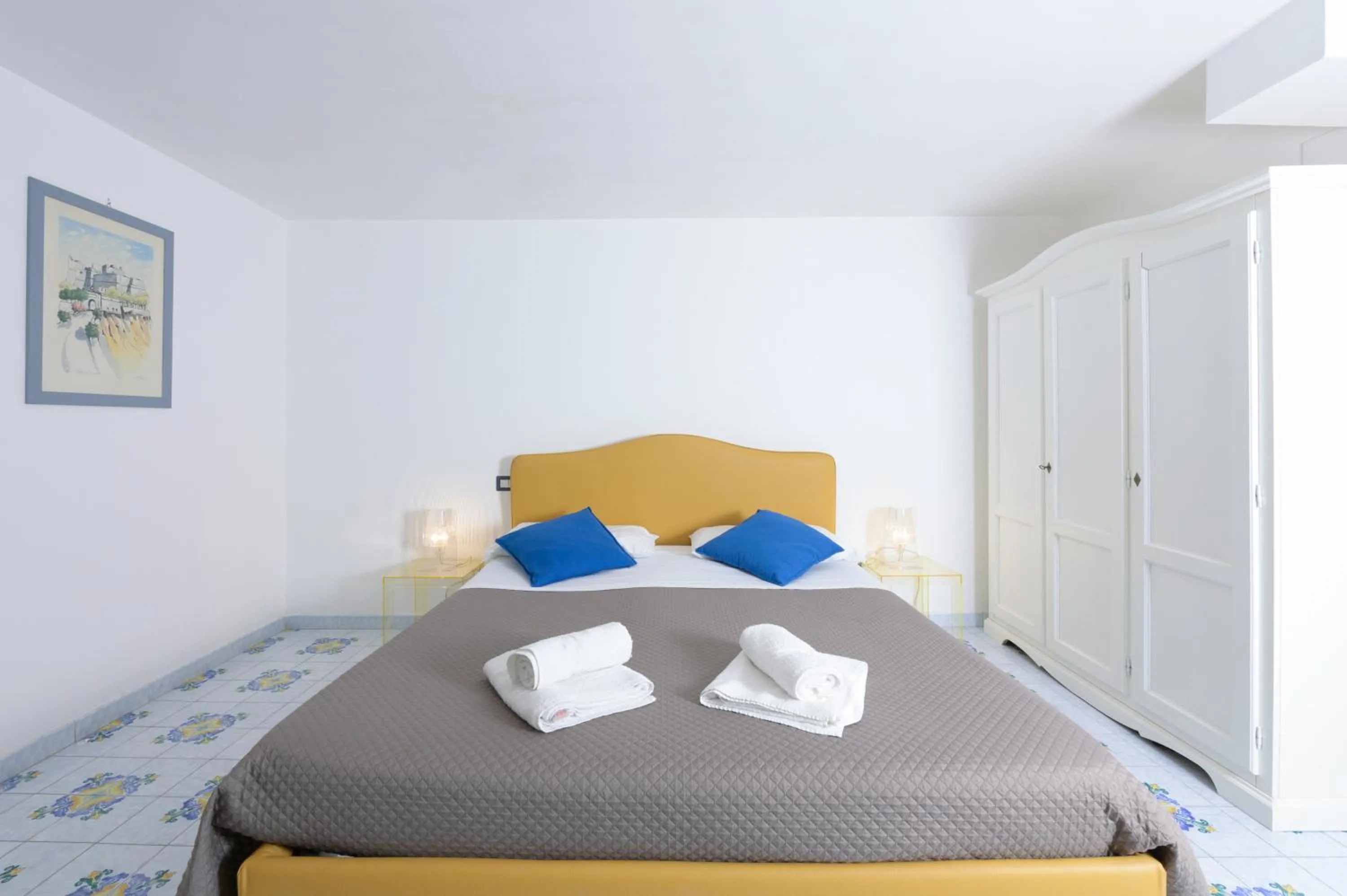 Bedroom, Bed in B&B Mediterraneo