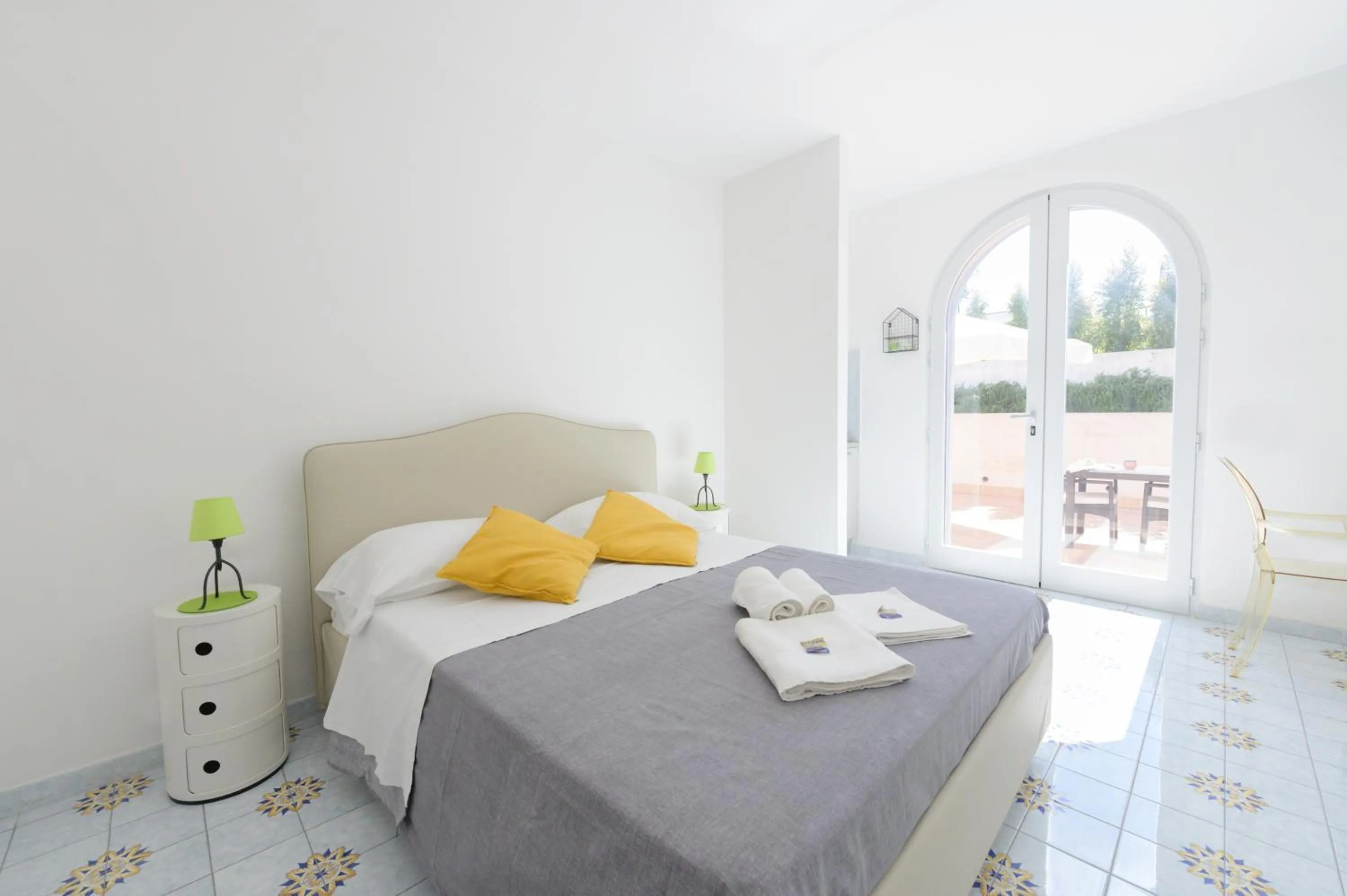 Bed in B&B Mediterraneo