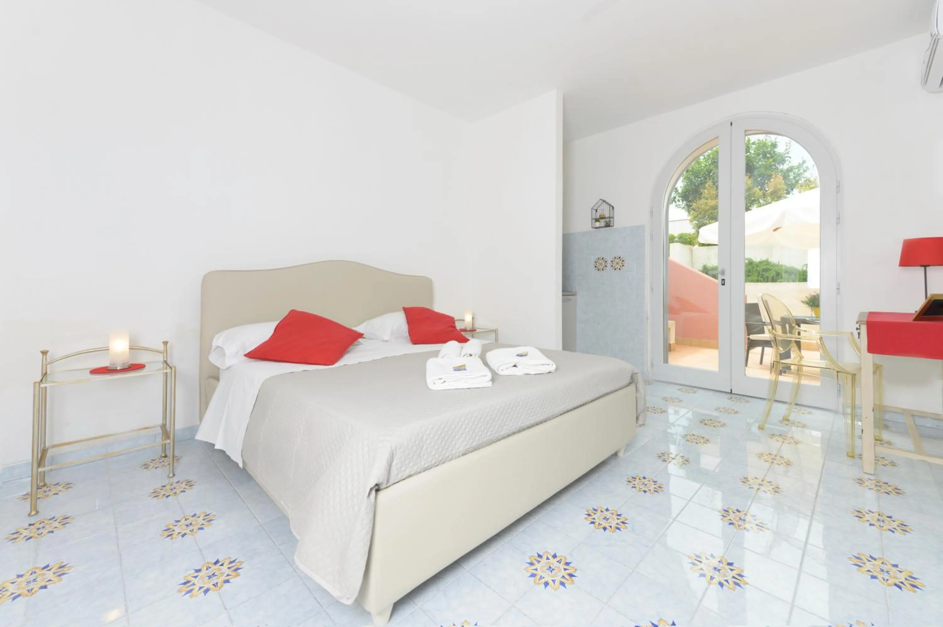 Bed in B&B Mediterraneo