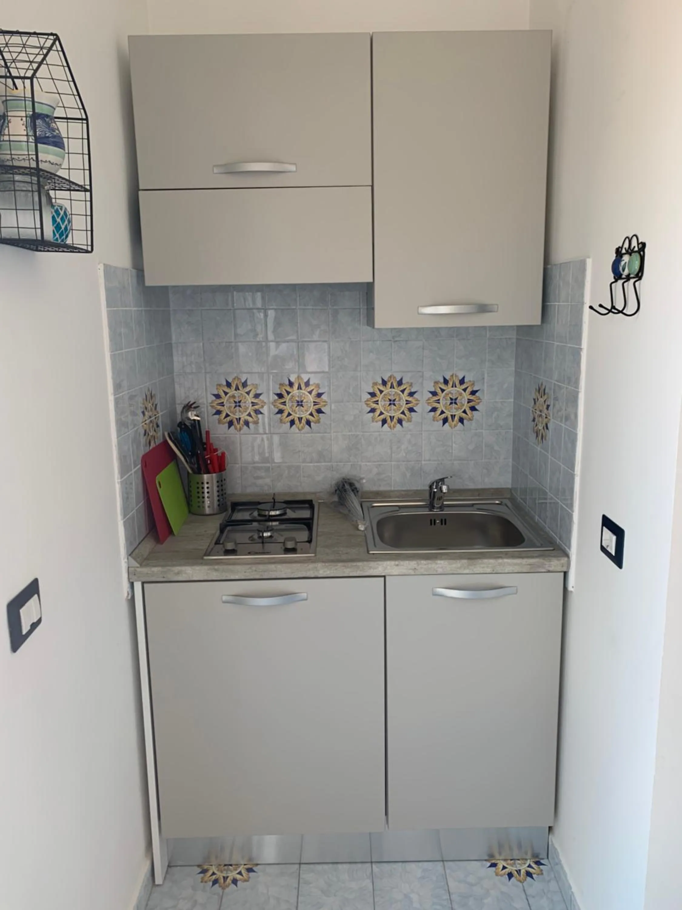 Kitchen or kitchenette in B&B Mediterraneo