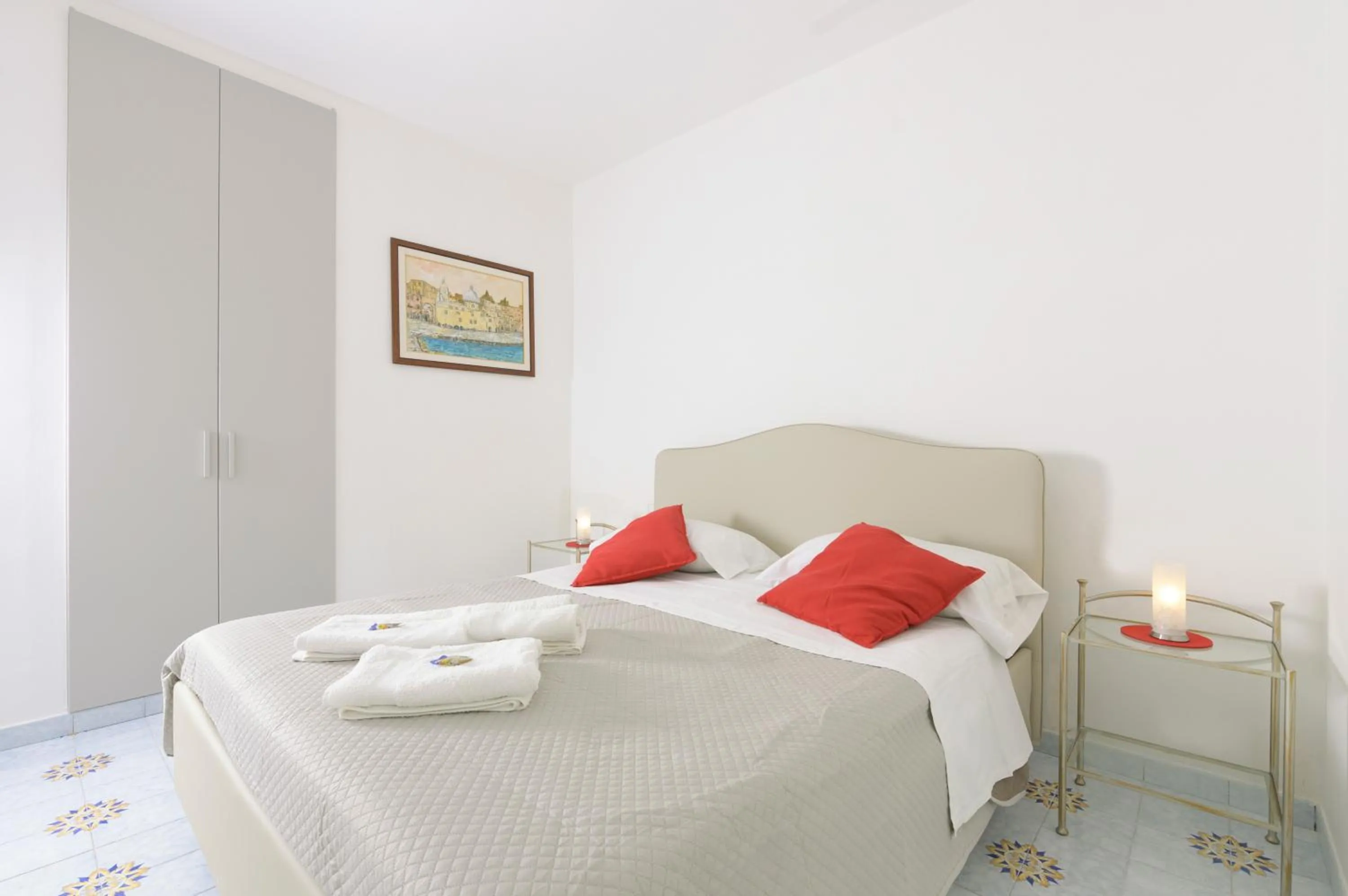 Bed in B&B Mediterraneo