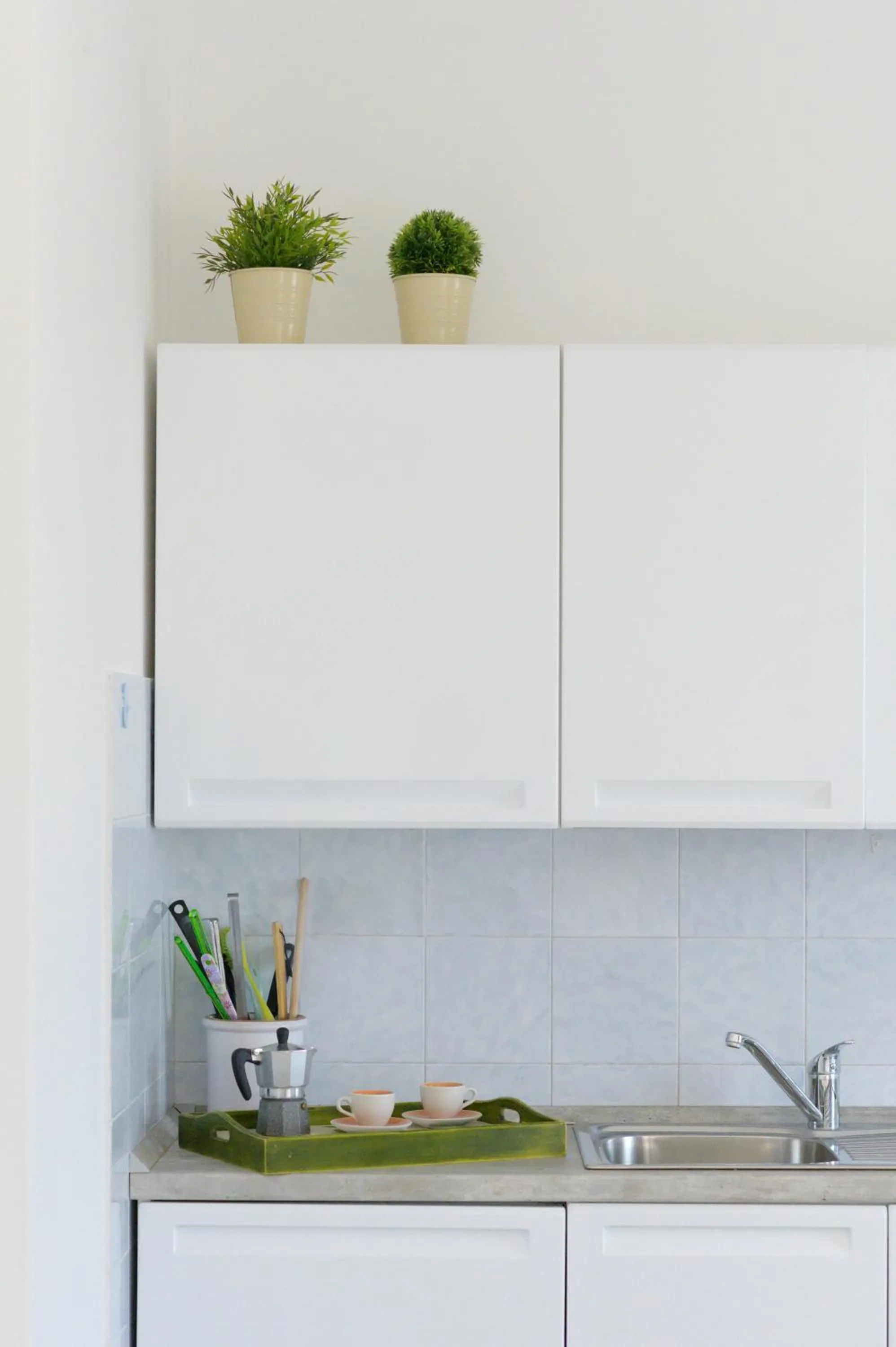 Kitchen or kitchenette in B&B Mediterraneo