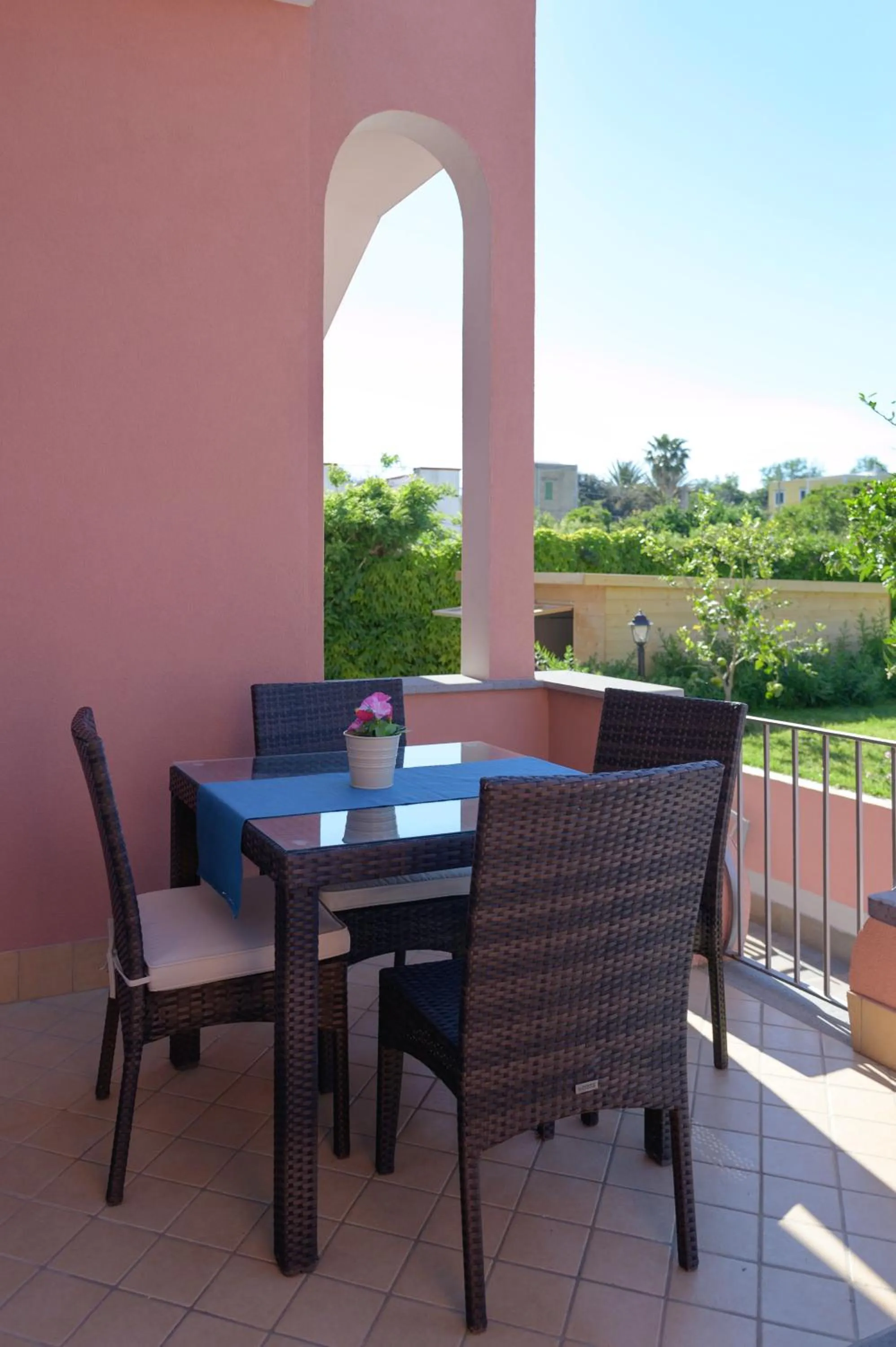 Patio in B&B Mediterraneo