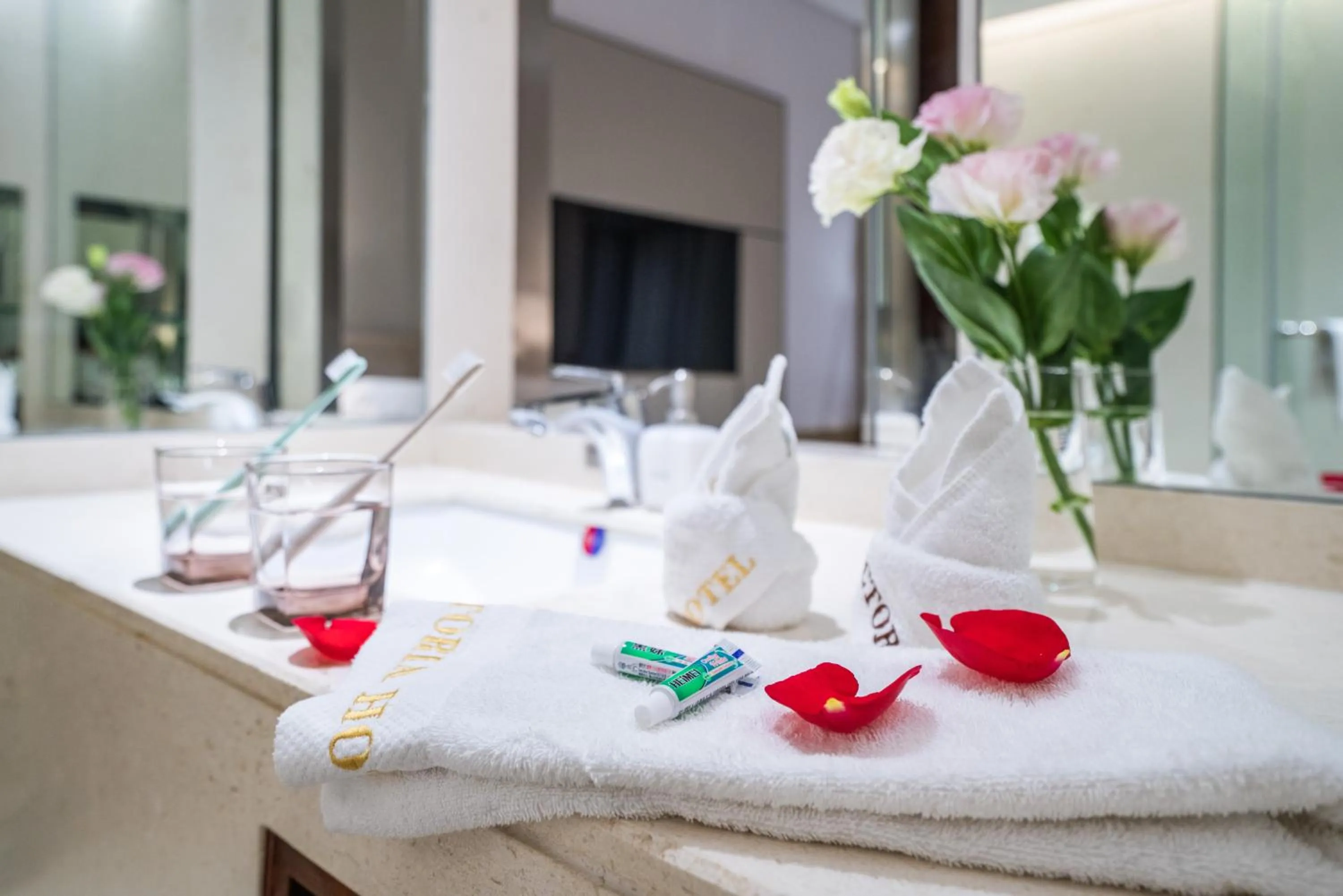 Bathroom in Victoria Hotel Guangzhou Zhujiang New Town