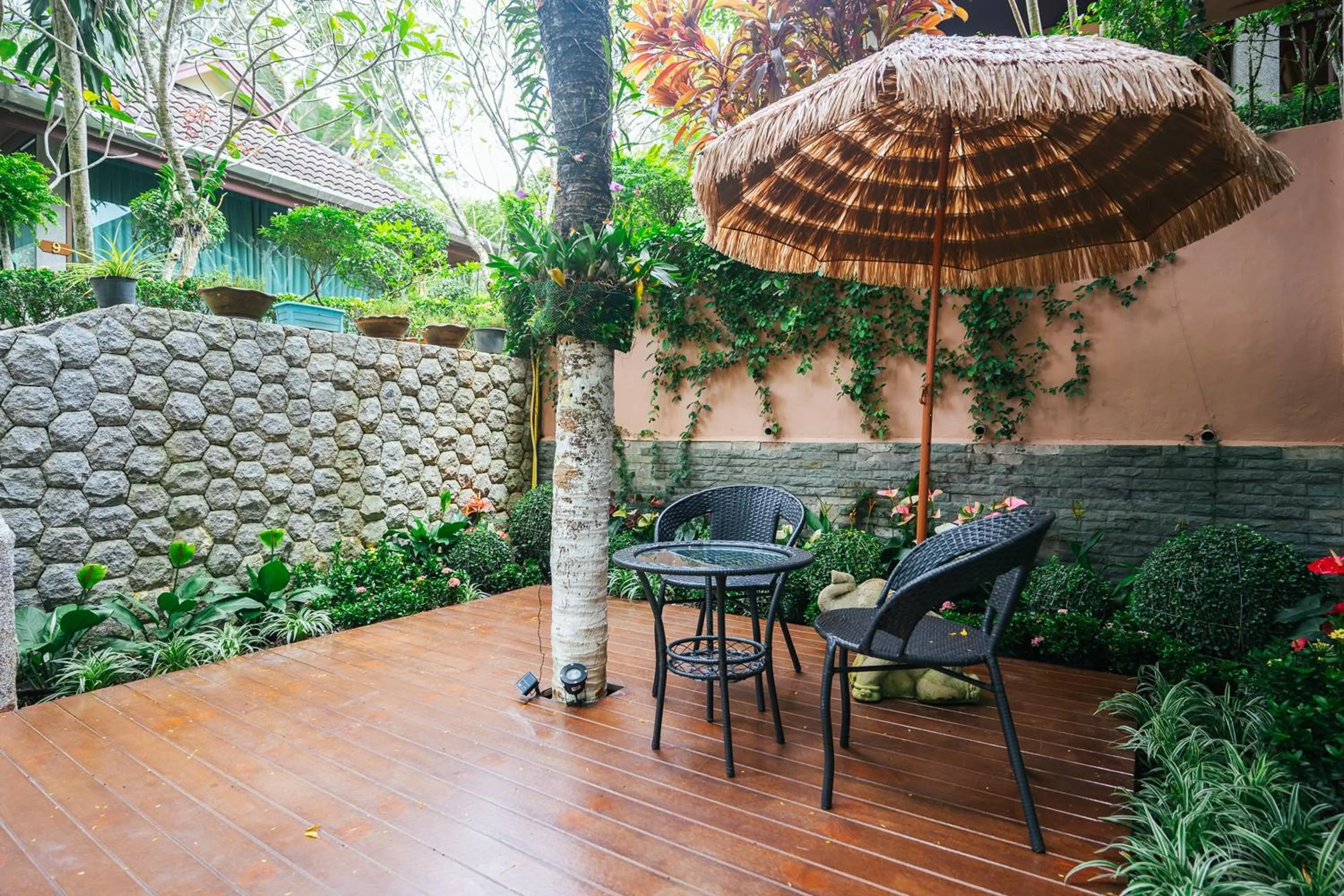 Seating area in Thai Modern Resort & Spa "Newly Renovated"