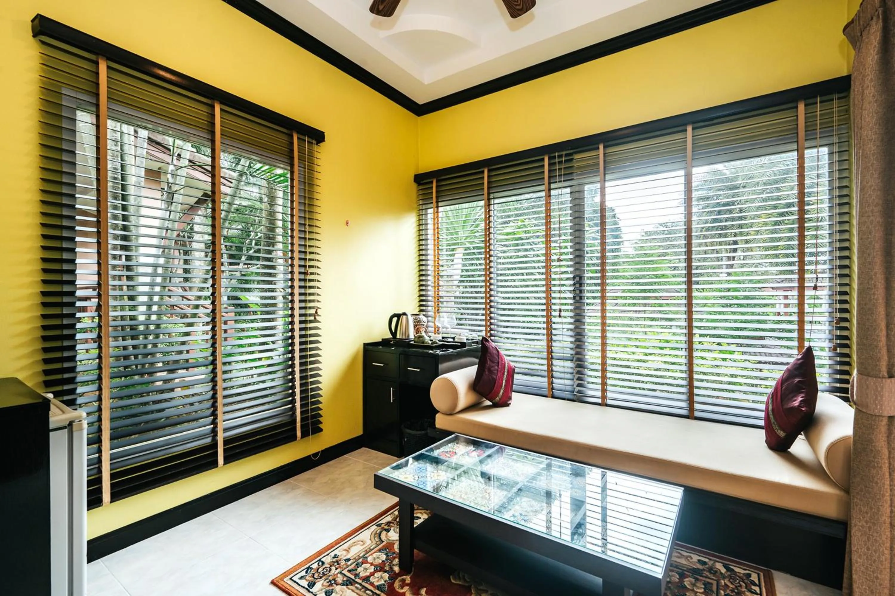 Seating area, Bed in Thai Modern Resort & Spa "Newly Renovated"