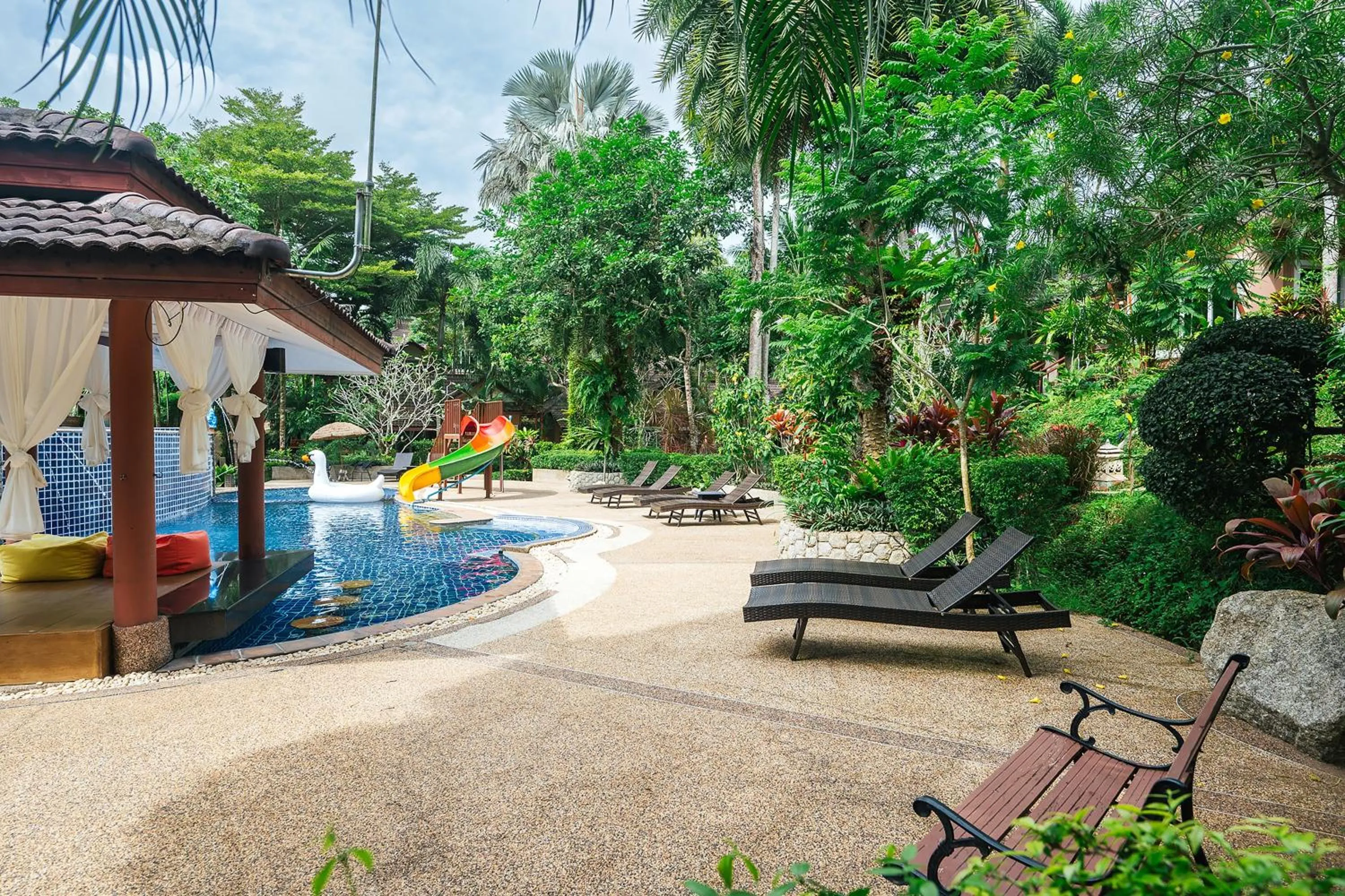 Swimming pool in Thai Modern Resort & Spa "Newly Renovated"