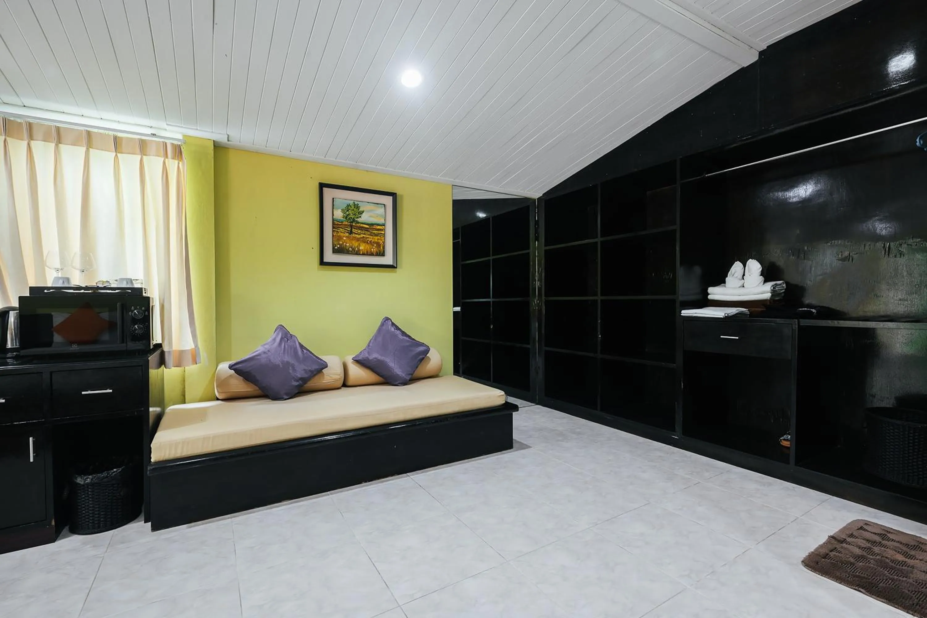 Seating area, Bed in Thai Modern Resort & Spa "Newly Renovated"