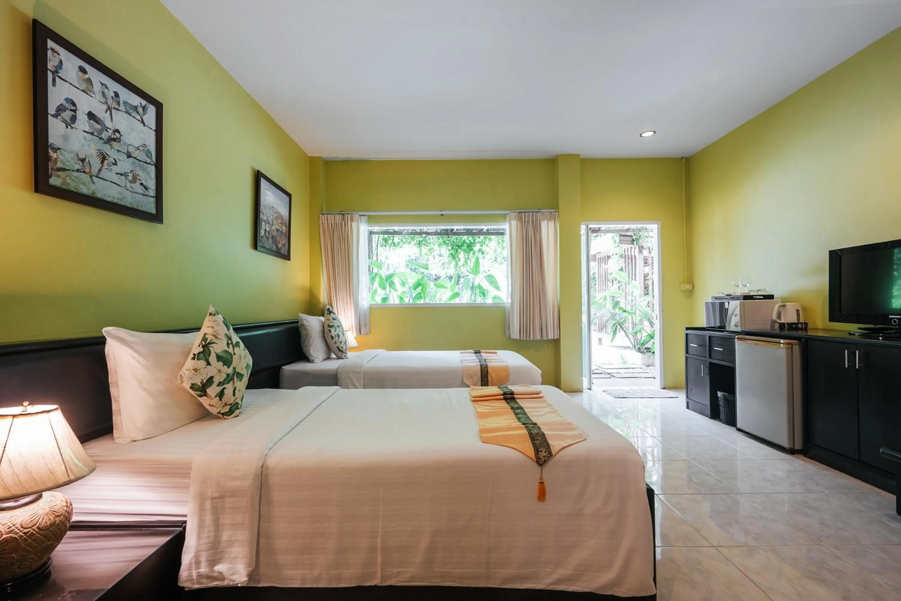 Bed in Thai Modern Resort & Spa "Newly Renovated"