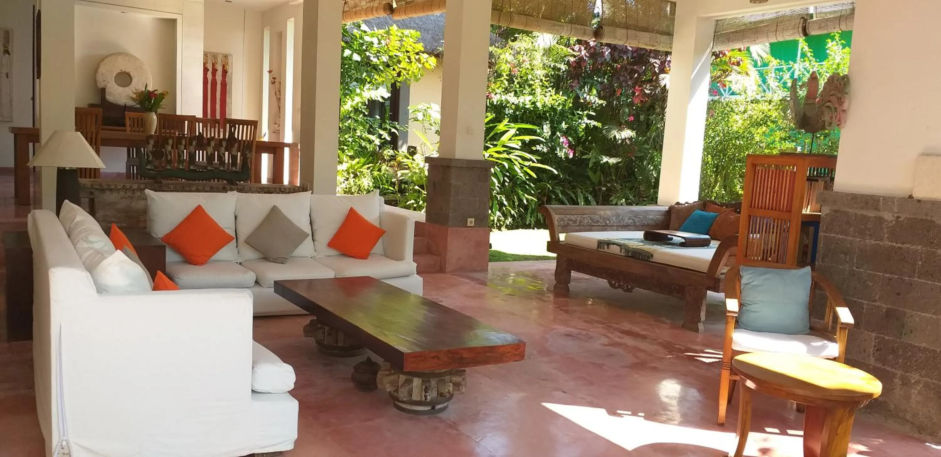 Seating area in Villa Sebali