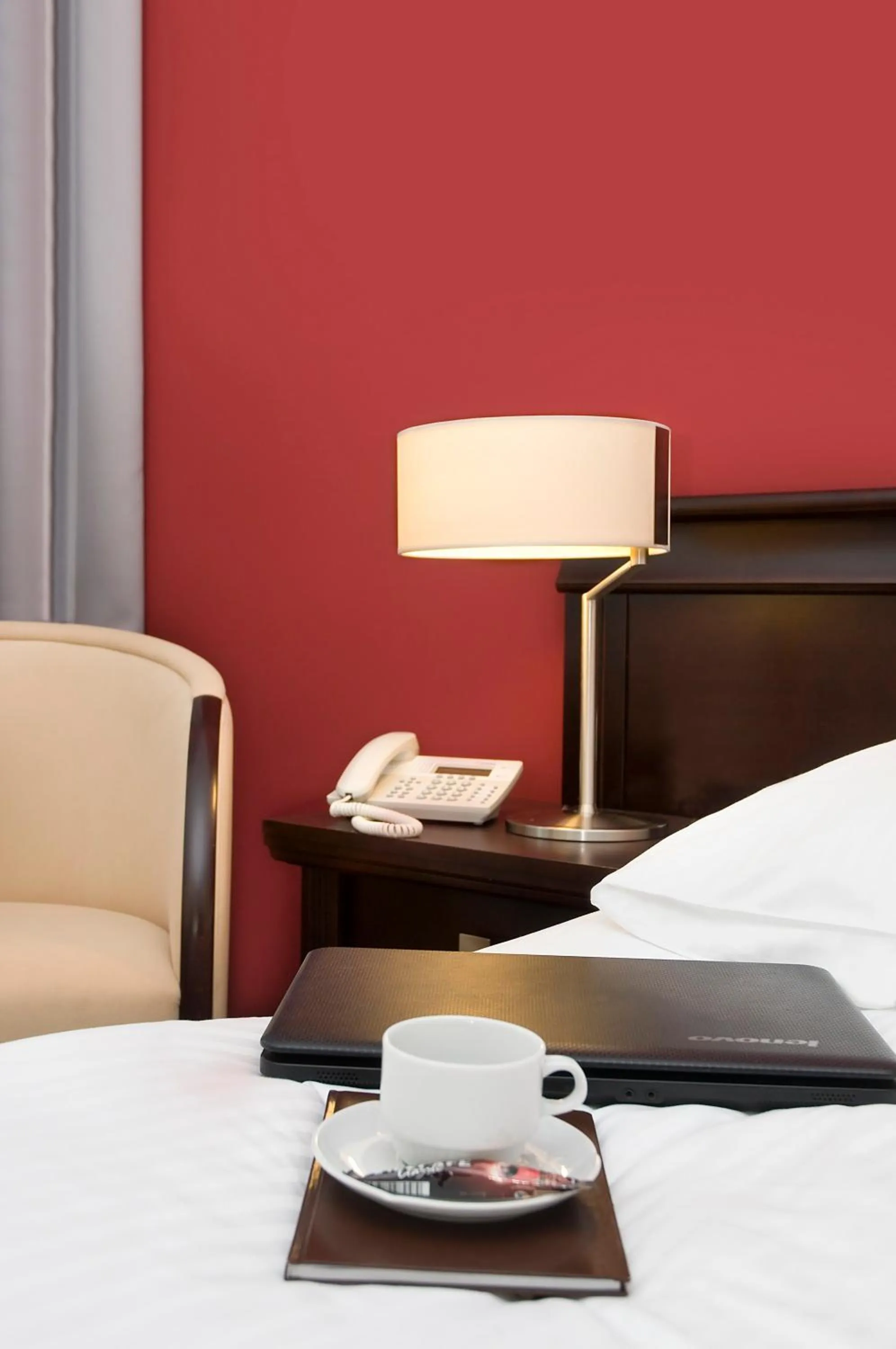 Decorative detail, Bed in Hotel Admirał